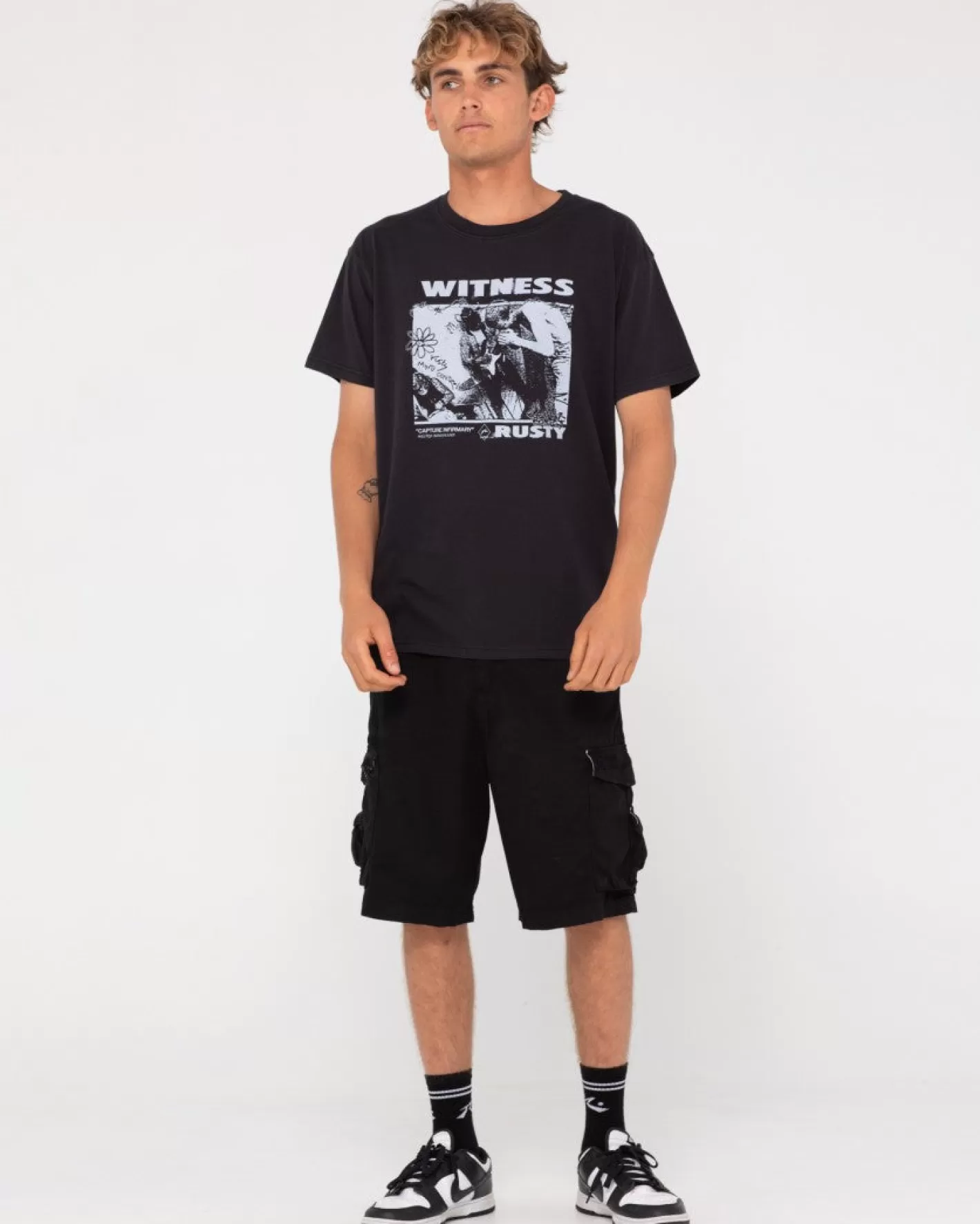 Hombre Rusty Pantalon Corto Tipo Cargo Sheetya