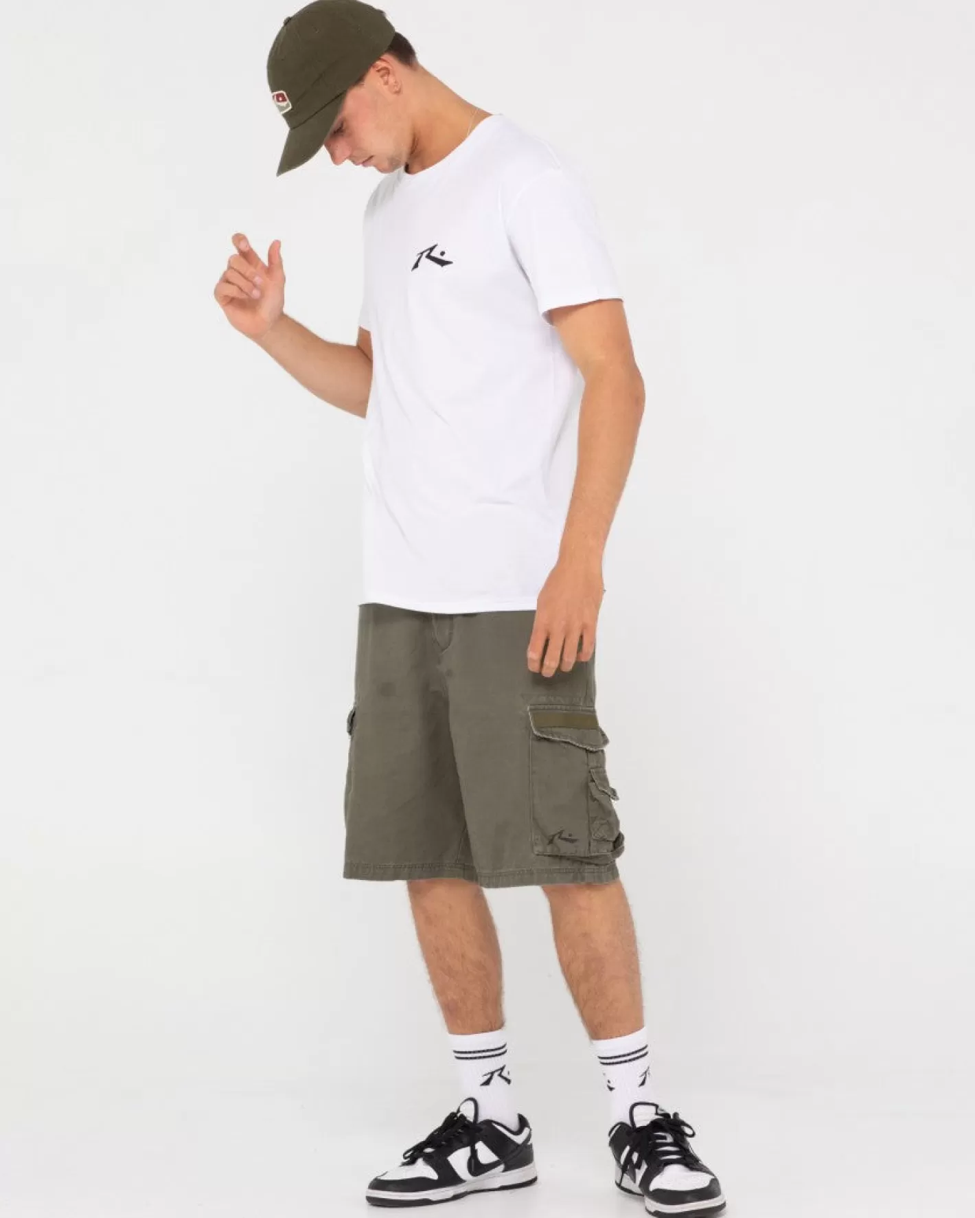 Hombre Rusty Pantalon Corto Tipo Cargo Sheetya
