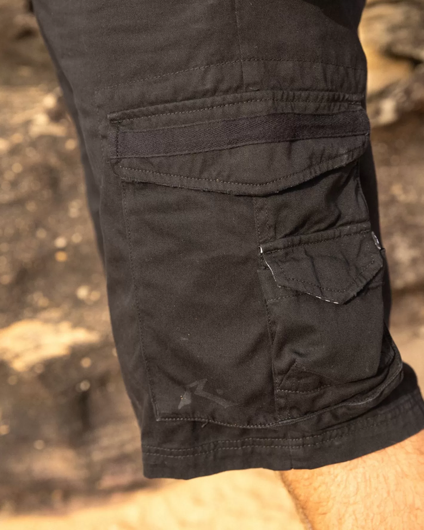 Hombre Rusty Pantalon Corto Tipo Cargo Sheetya