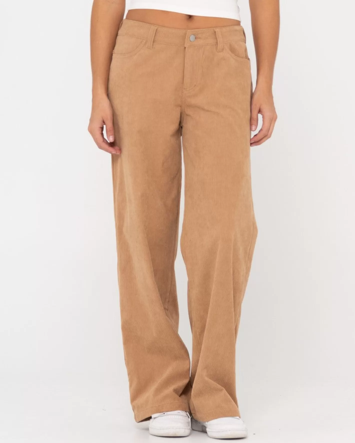 Mujer Rusty Pantalon De Pana Con Pernera Ancha Y Tiro Bajo The Secret