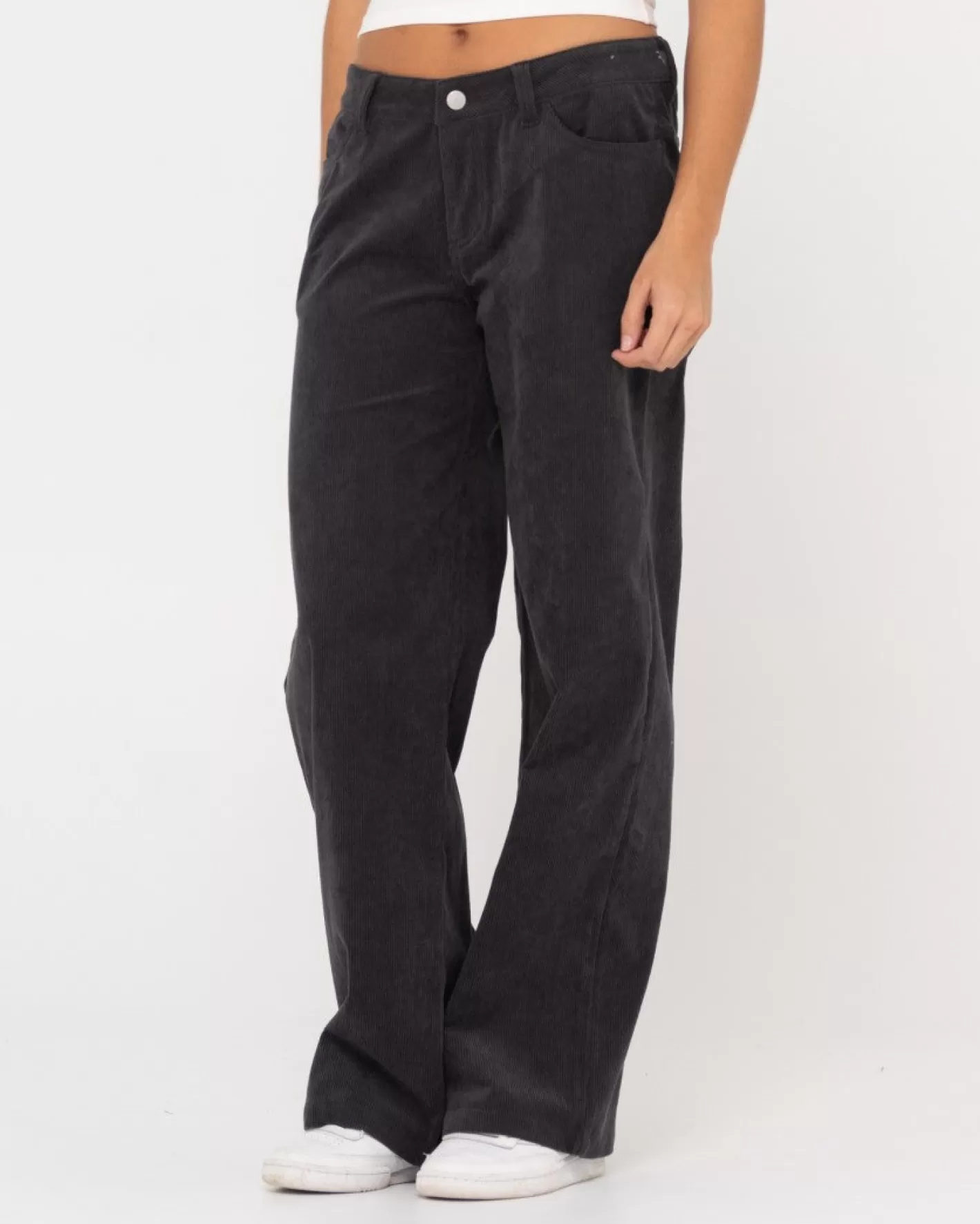 Mujer Rusty Pantalon De Pana Con Pernera Ancha Y Tiro Bajo The Secret