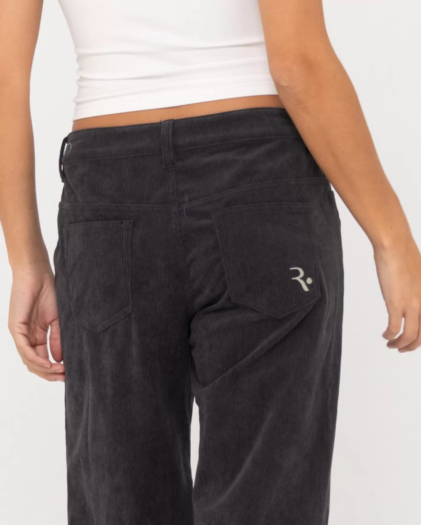 Mujer Rusty Pantalon De Pana Con Pernera Ancha Y Tiro Bajo The Secret