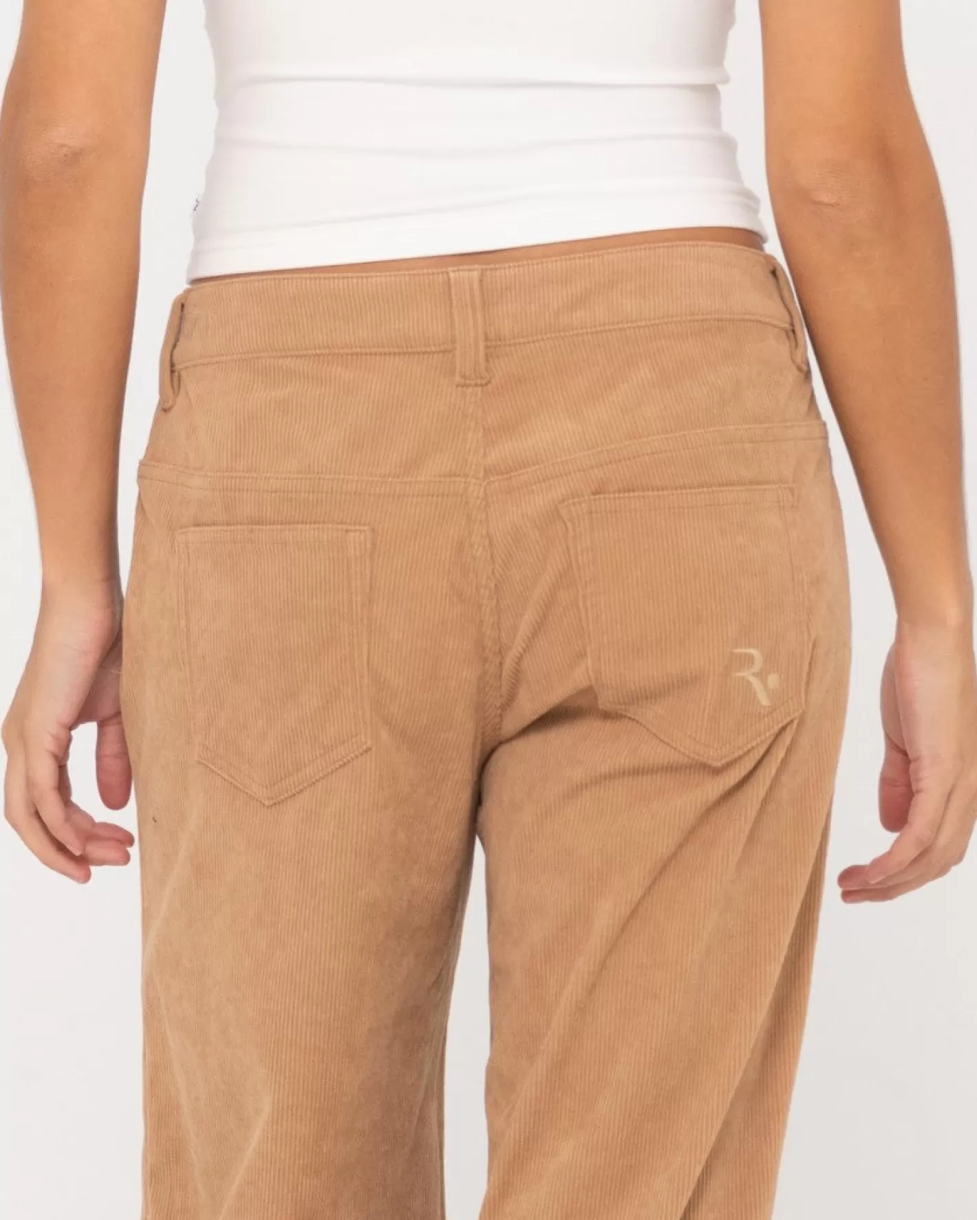 Mujer Rusty Pantalon De Pana Con Pernera Ancha Y Tiro Bajo The Secret
