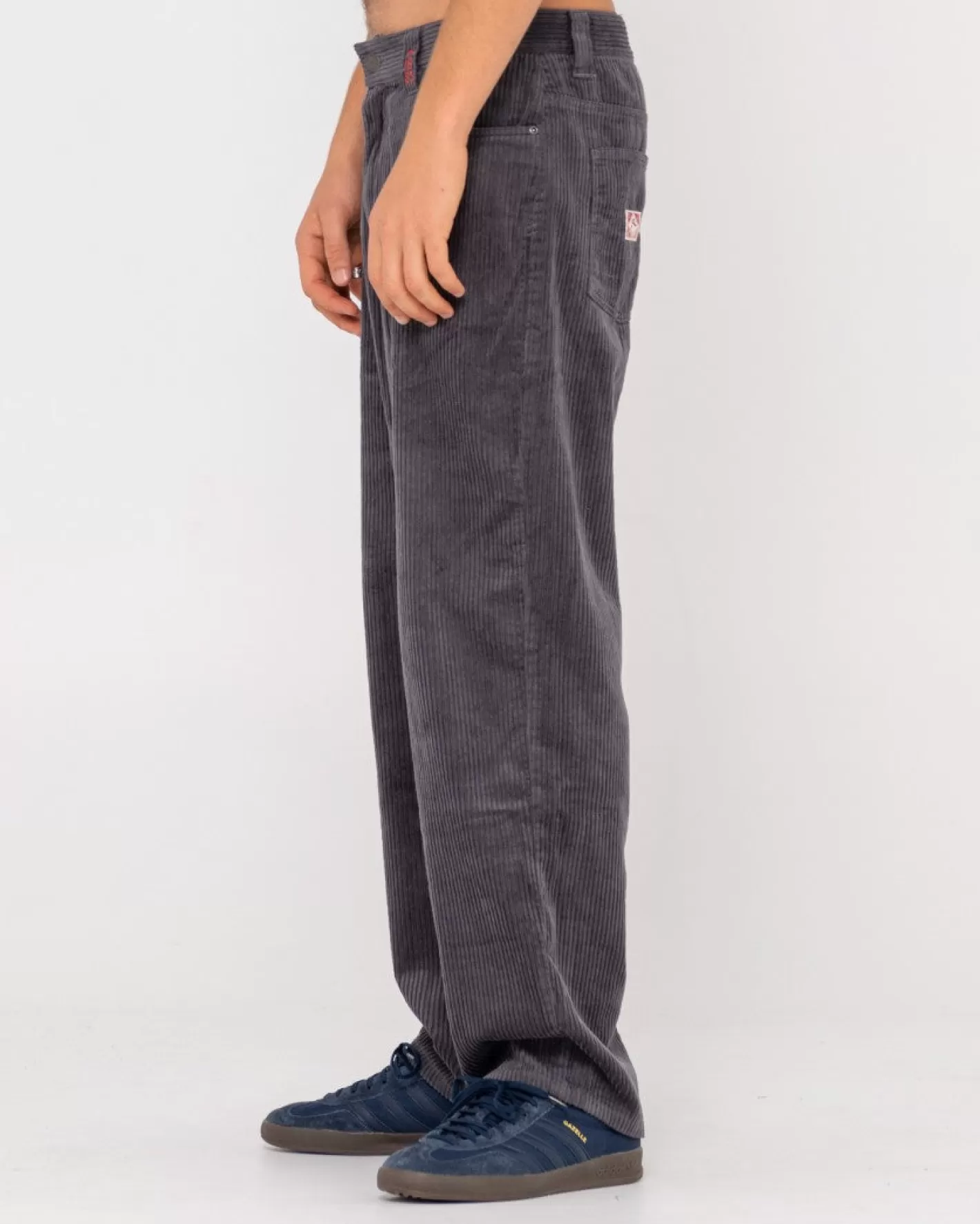 Hombre Rusty Pantalon De Pana De Corte Holgado Y 5 Bolsillos Gruesos De Rifts