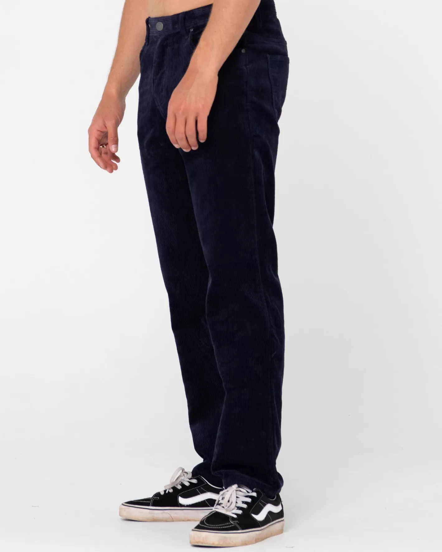 Hombre Rusty Pantalon De Pana De Corte Recto Con 5 Bolsillos Rifts