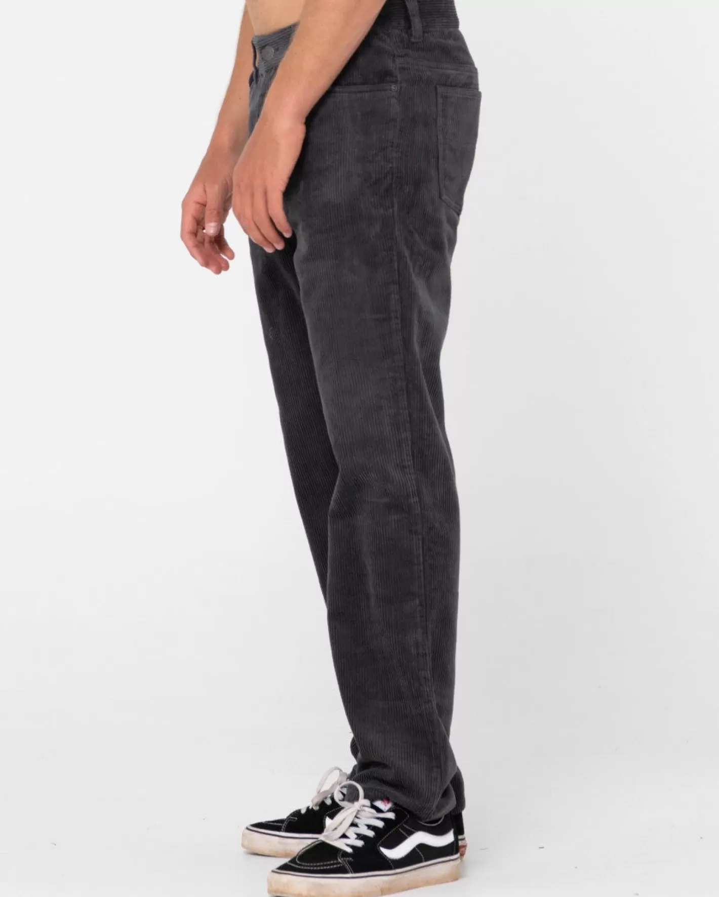 Hombre Rusty Pantalon De Pana De Corte Recto Con 5 Bolsillos Rifts