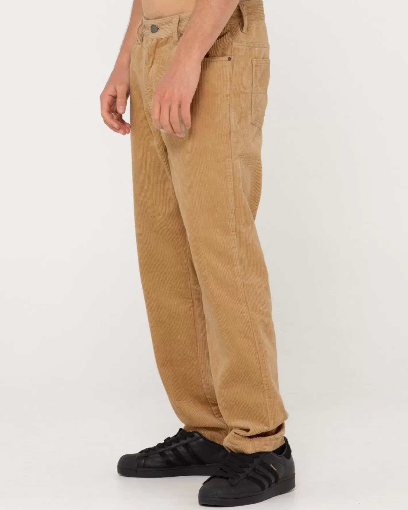 Hombre Rusty Pantalon De Pana De Corte Recto Con 5 Bolsillos Rifts