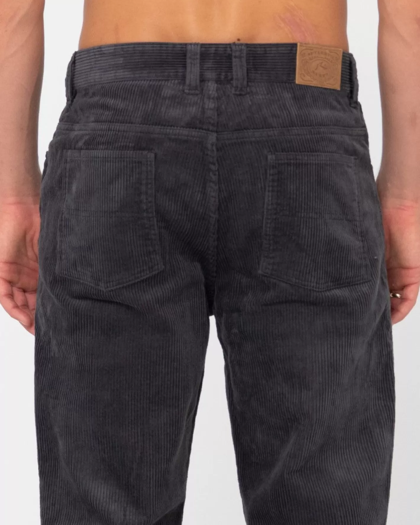 Hombre Rusty Pantalon De Pana De Corte Recto Con 5 Bolsillos Rifts