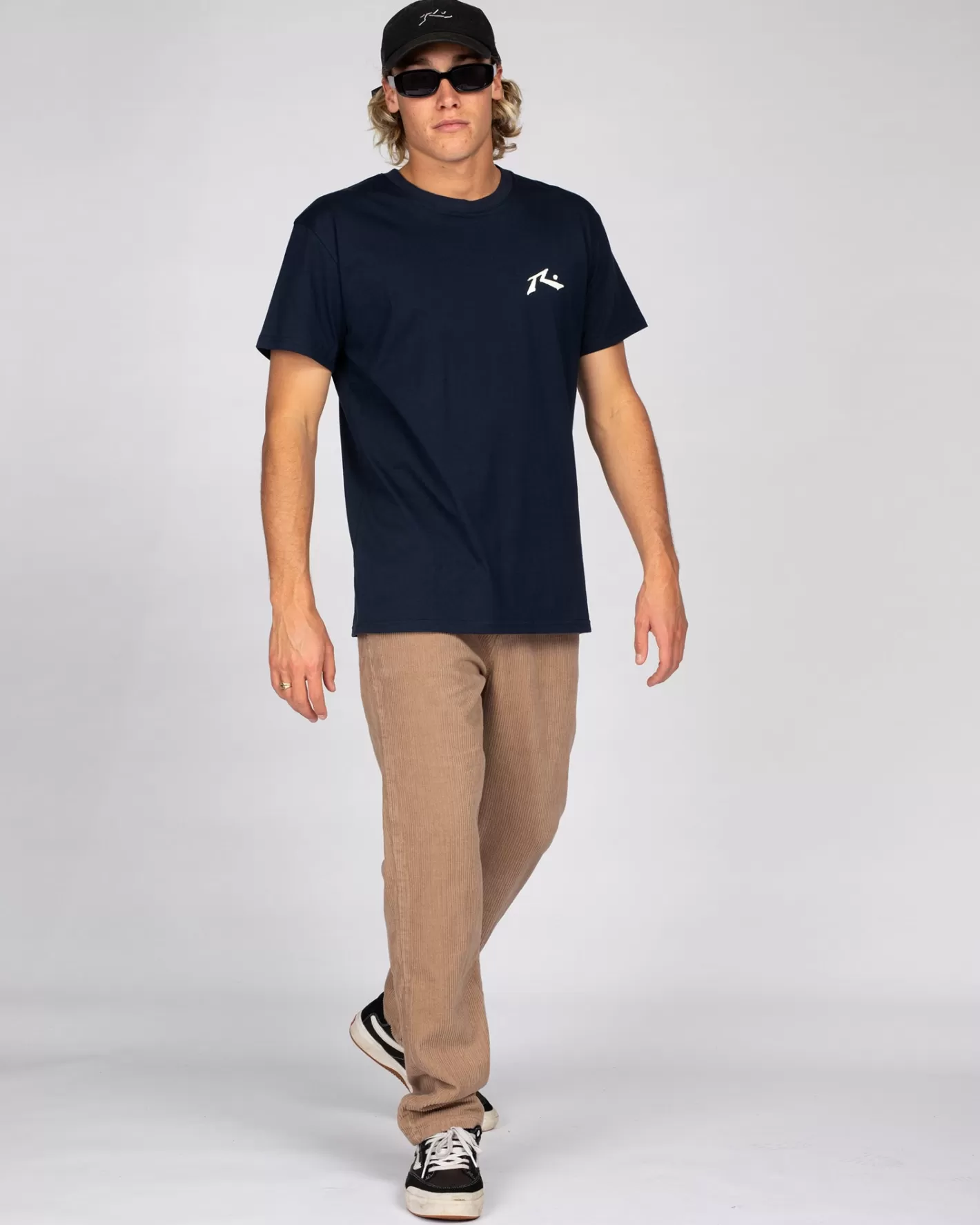 Hombre Rusty Pantalon De Pana De Corte Recto Con 5 Bolsillos Rifts