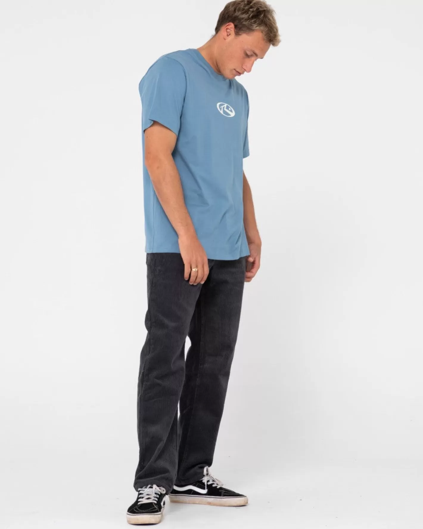 Hombre Rusty Pantalon De Pana De Corte Recto Con 5 Bolsillos Rifts
