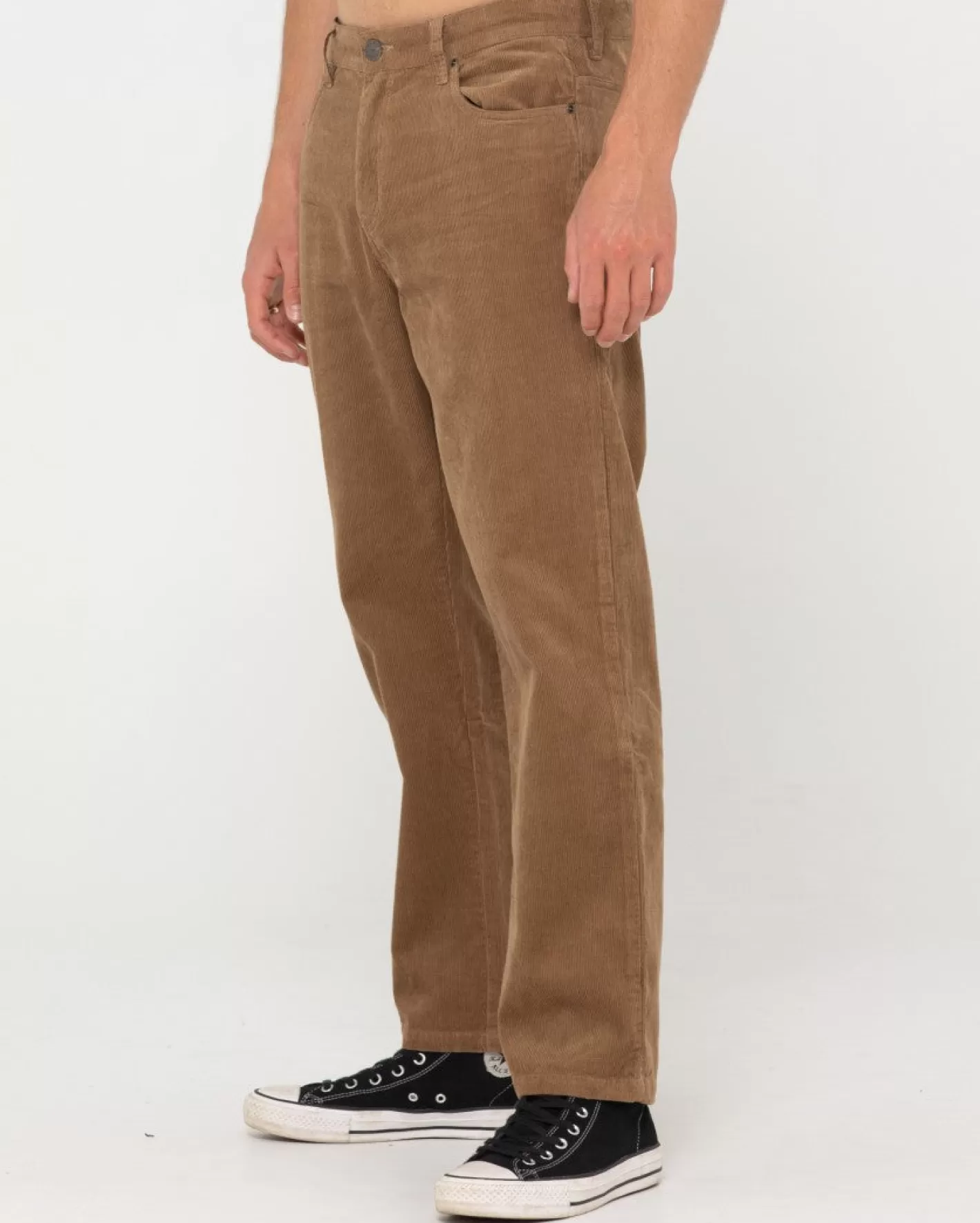 Hombre Rusty Pantalon De Pana De Corte Recto Con 5 Bolsillos Rifts 14 Wale