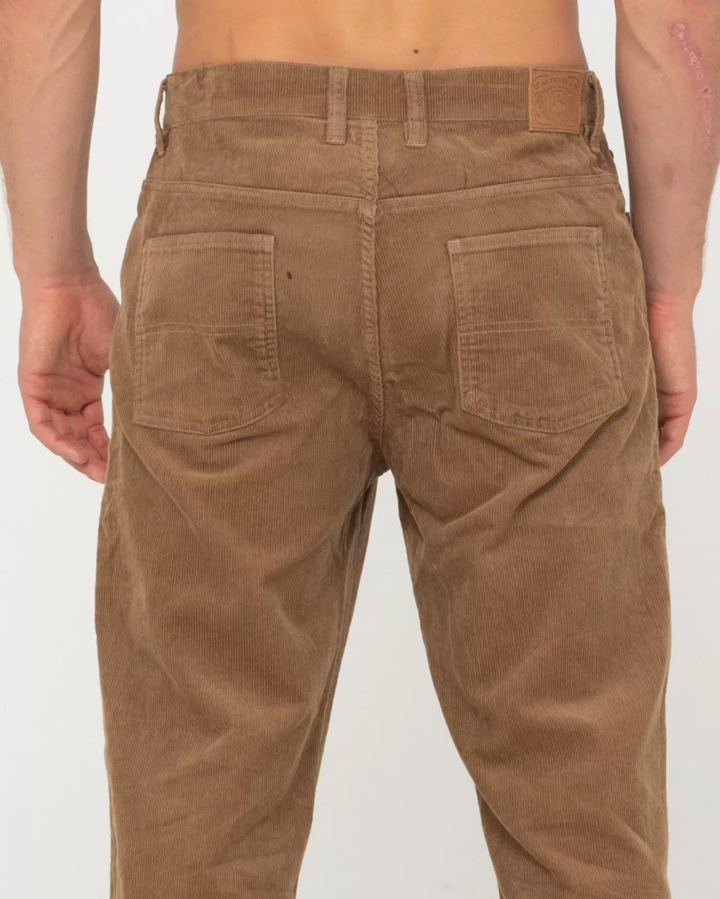 Hombre Rusty Pantalon De Pana De Corte Recto Con 5 Bolsillos Rifts 14 Wale