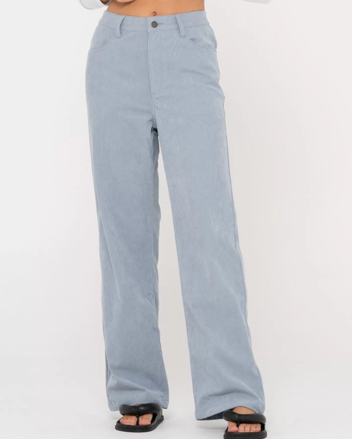 Mujer Rusty Pantalon De Pana De Talle Alto The Secret