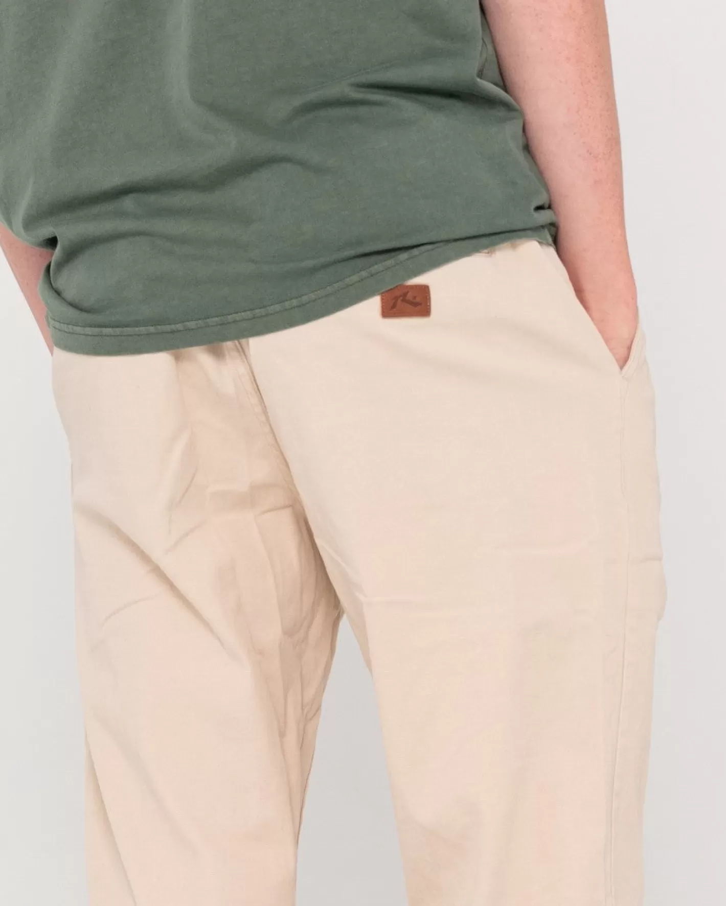 Hombre Rusty Pantalon Elastico De Corte Recto Para Nino Medio