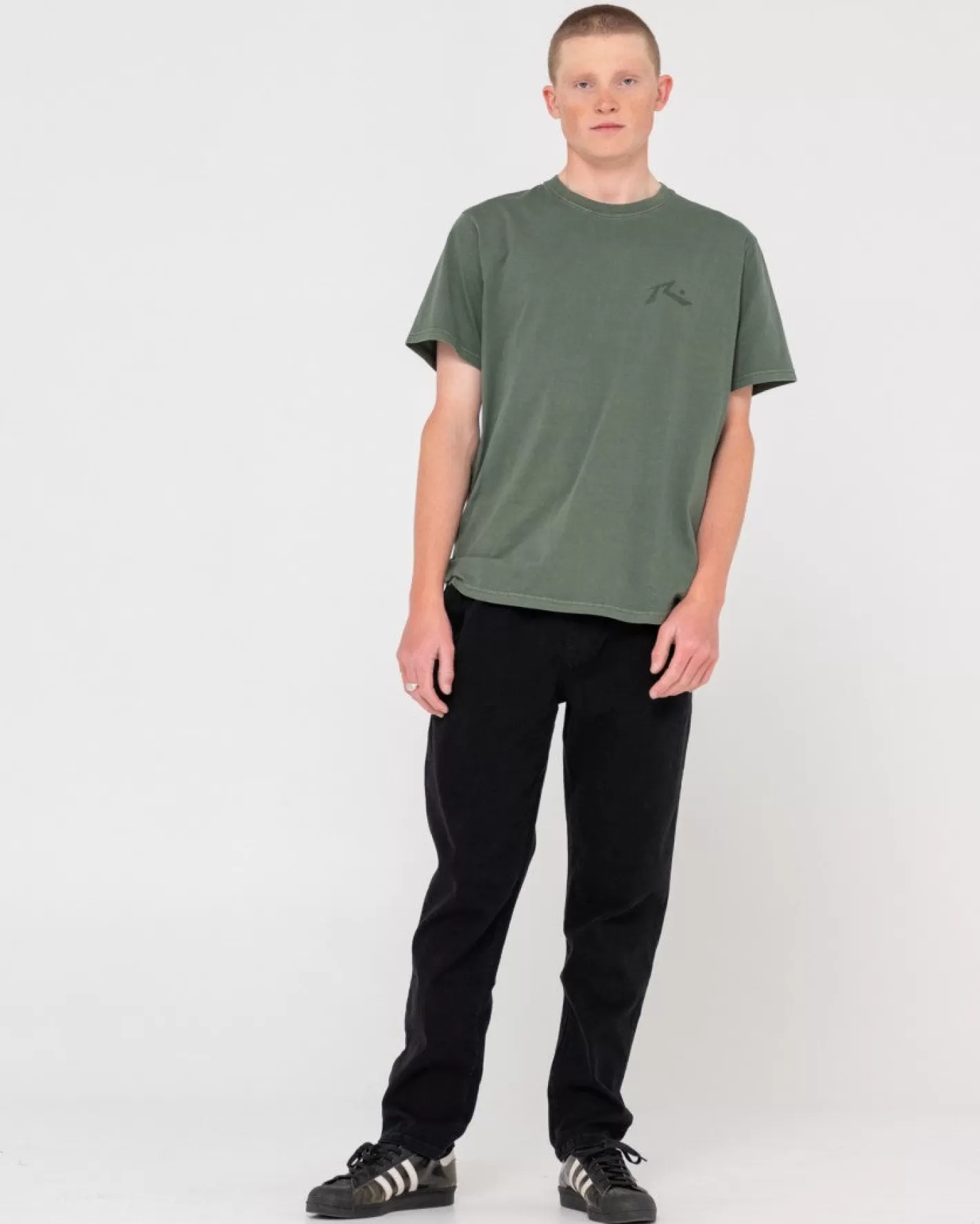 Hombre Rusty Pantalon Elastico De Corte Recto Para Nino Medio