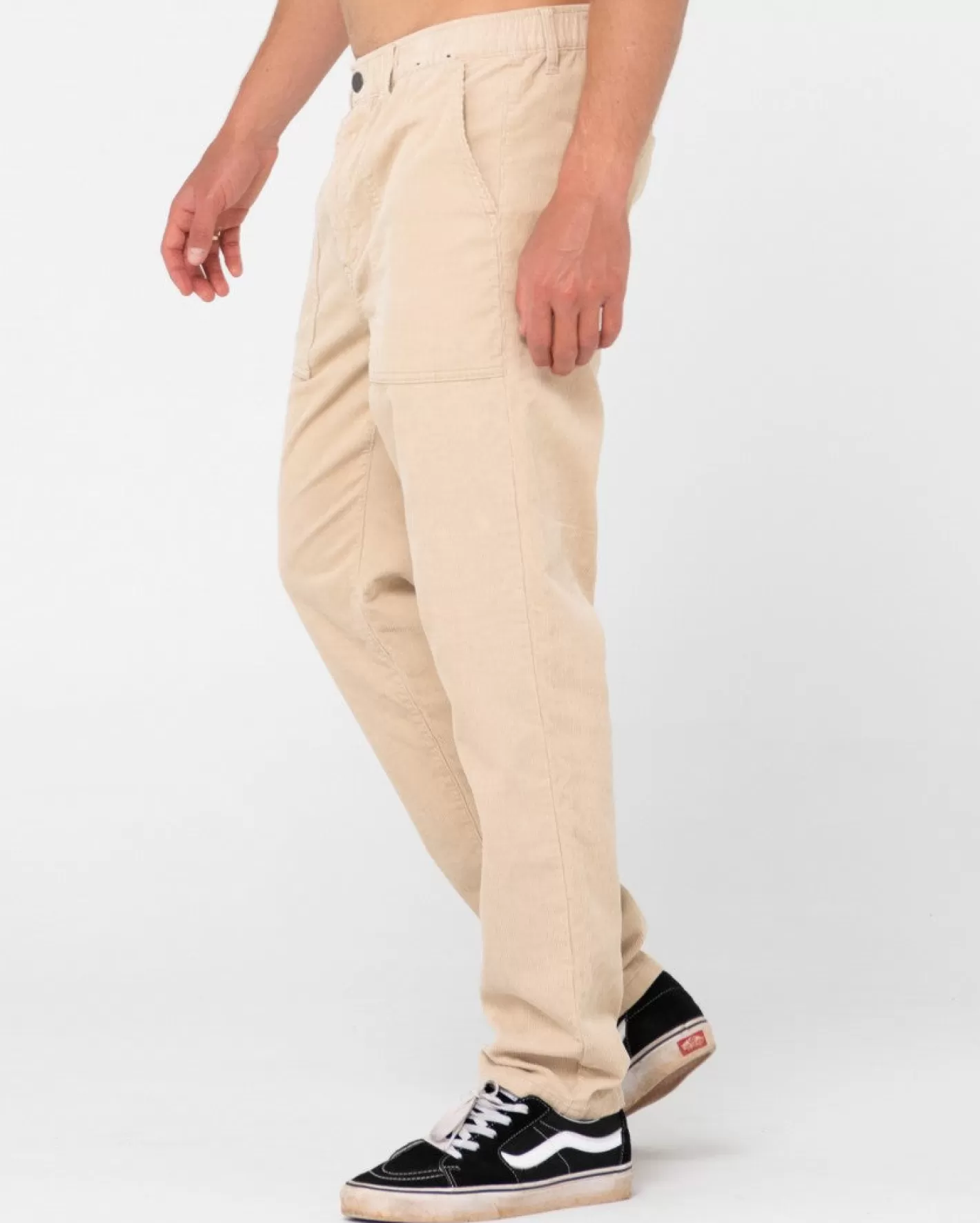 Hombre Rusty Pantalon Elastico De Corte Recto Workwear De Rigglet