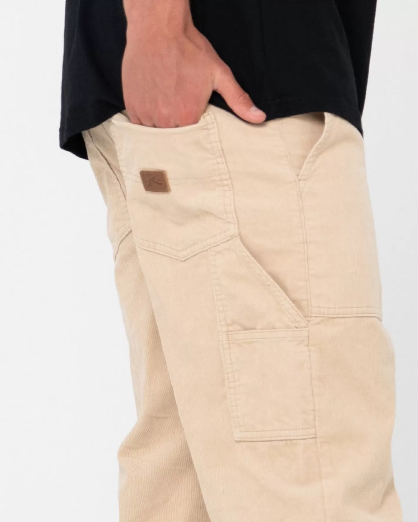 Hombre Rusty Pantalon Elastico De Corte Recto Workwear De Rigglet