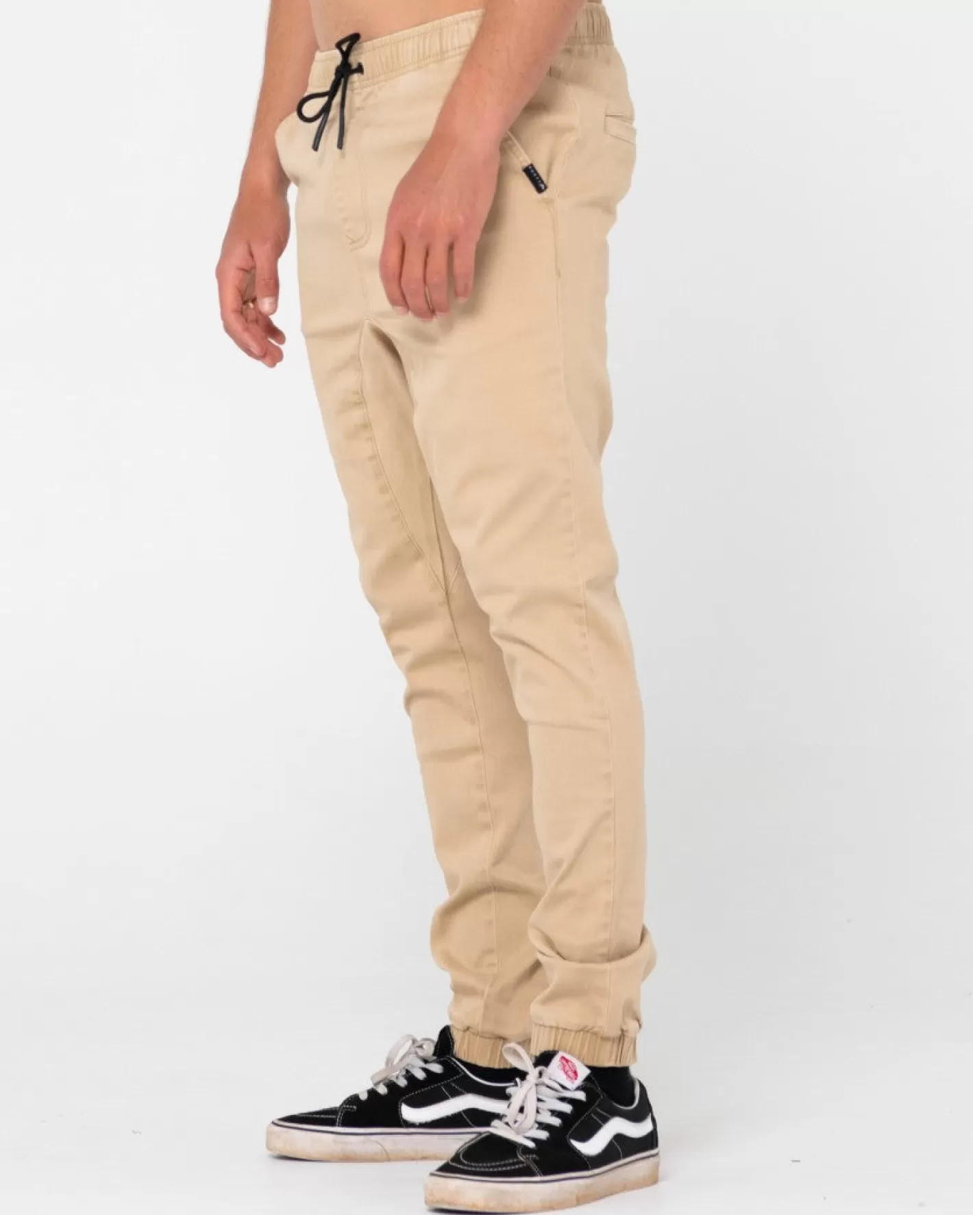 Hombre Rusty Pantalon Elastico De Corte Slim Con Gancho