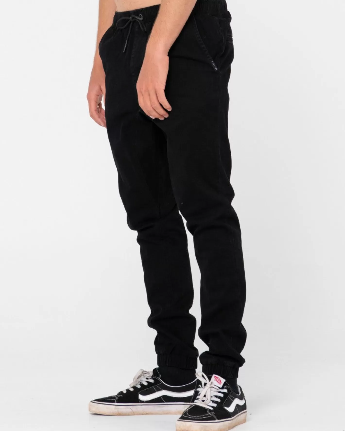 Hombre Rusty Pantalon Elastico De Corte Slim Con Gancho