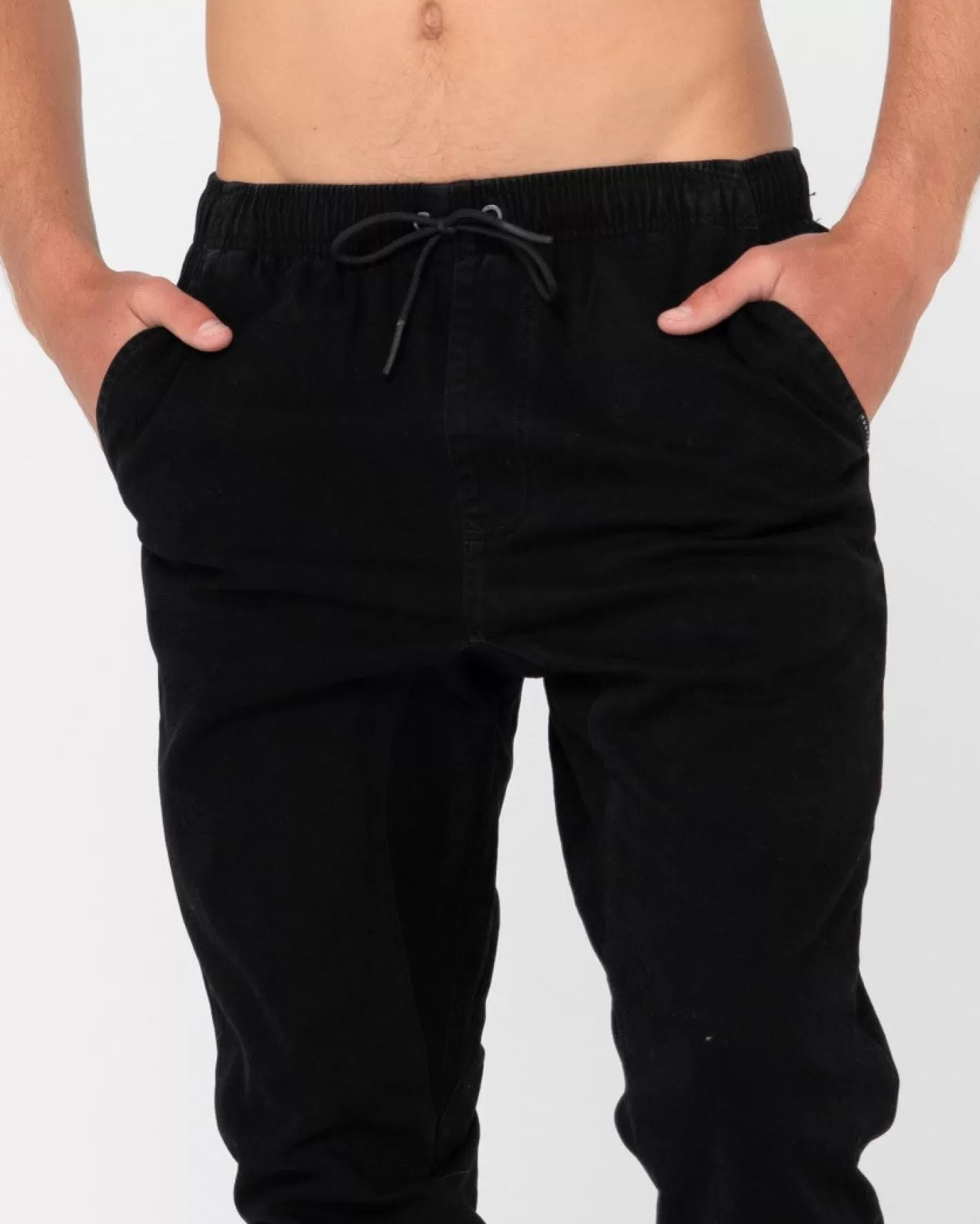Hombre Rusty Pantalon Elastico De Corte Slim Con Gancho