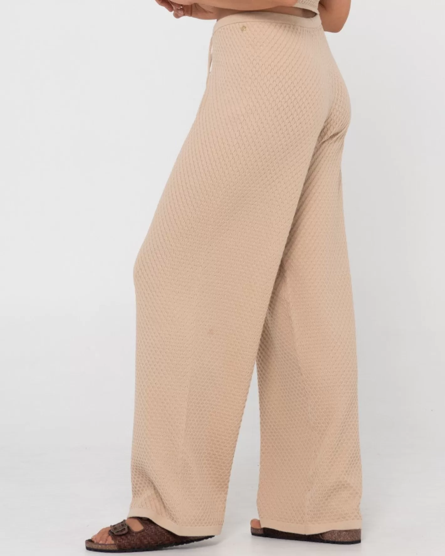 Mujer Rusty Pantalon Florence De Talle Alto Y Corte Relajado