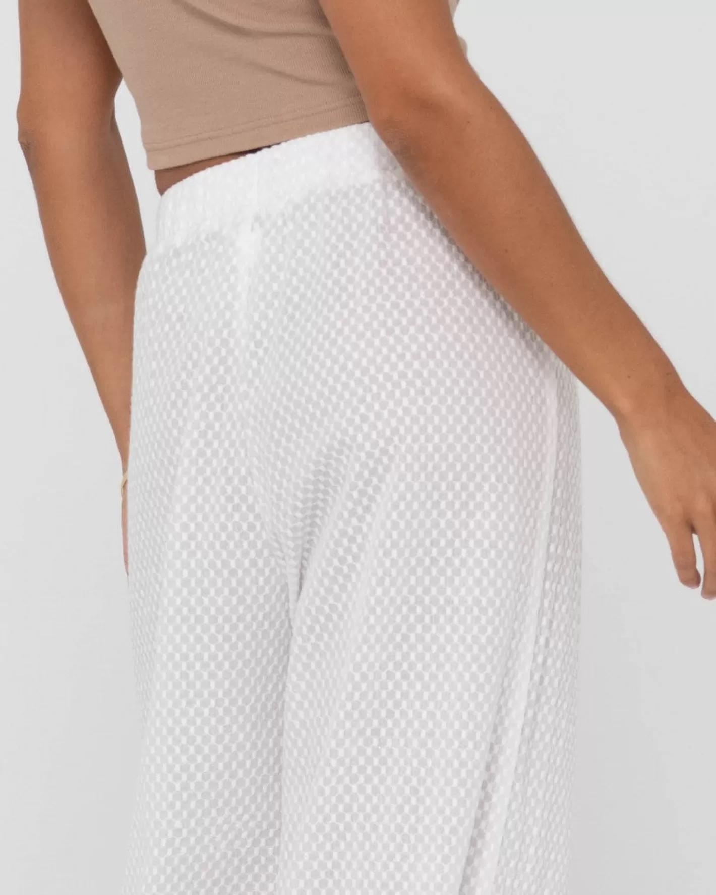 Mujer Rusty Pantalon Isabelle De Corte Relajado Y Talle Alto