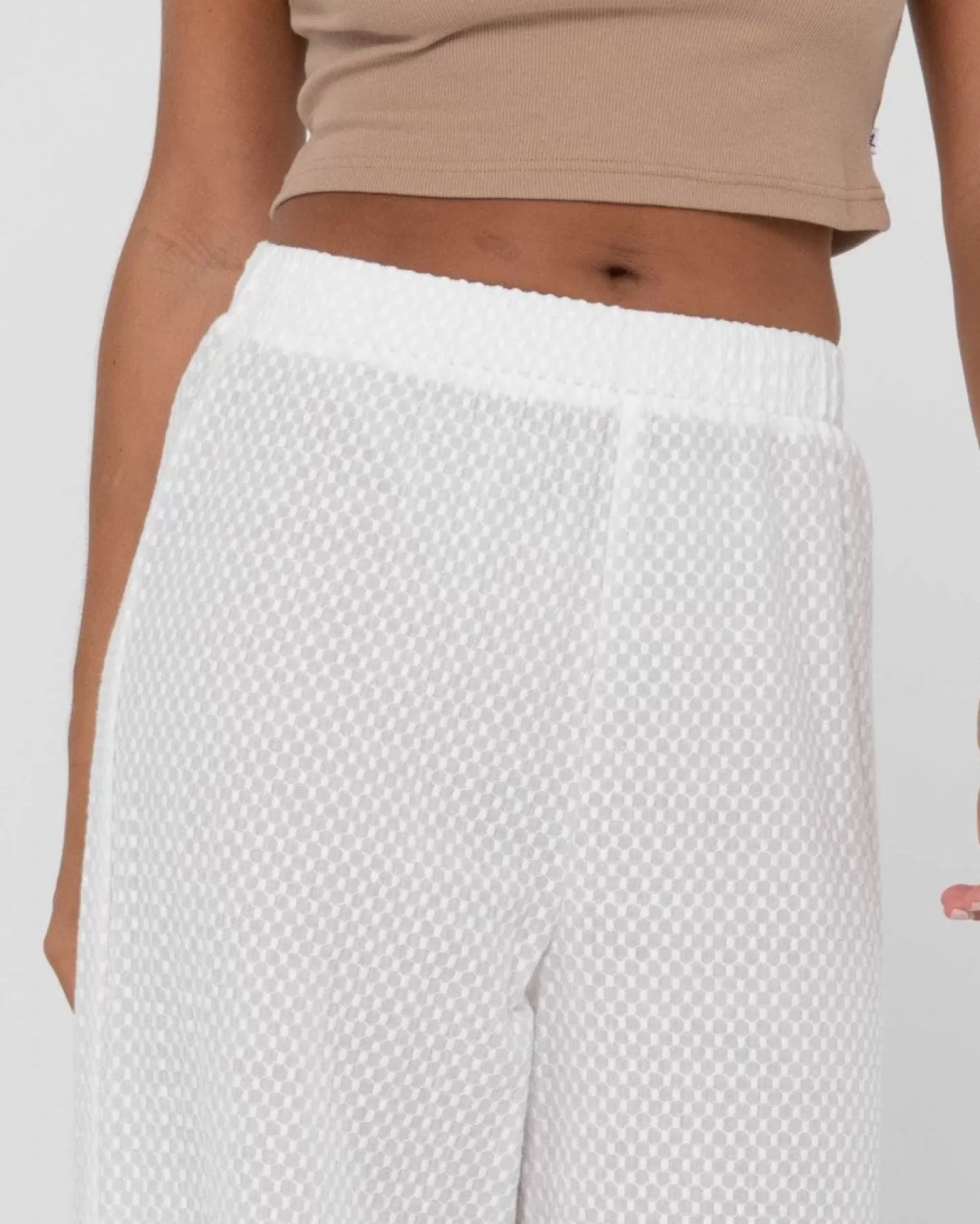 Mujer Rusty Pantalon Isabelle De Corte Relajado Y Talle Alto