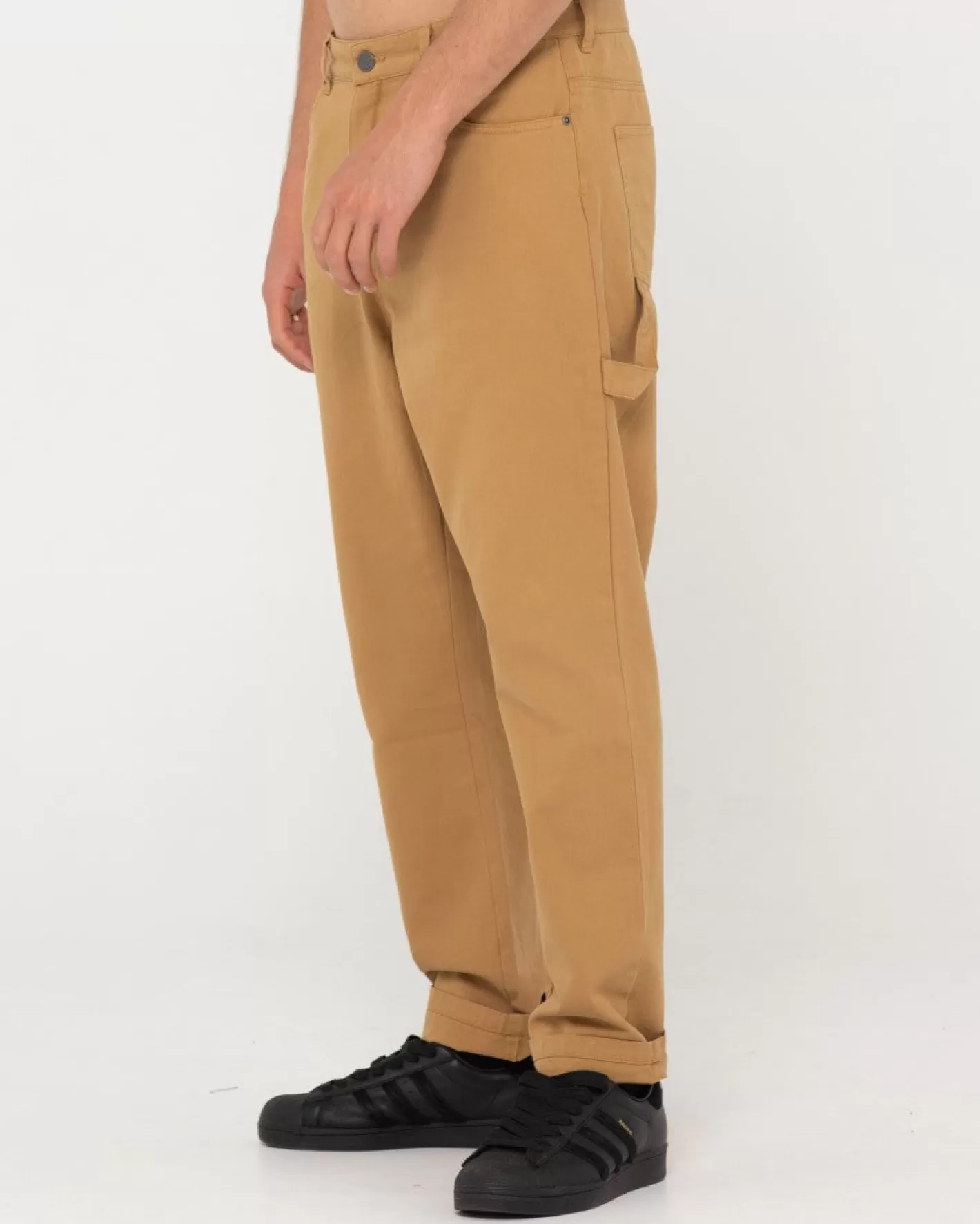 Hombre Rusty Pantalon Peto De Corte Recto Con 5 Bolsillos
