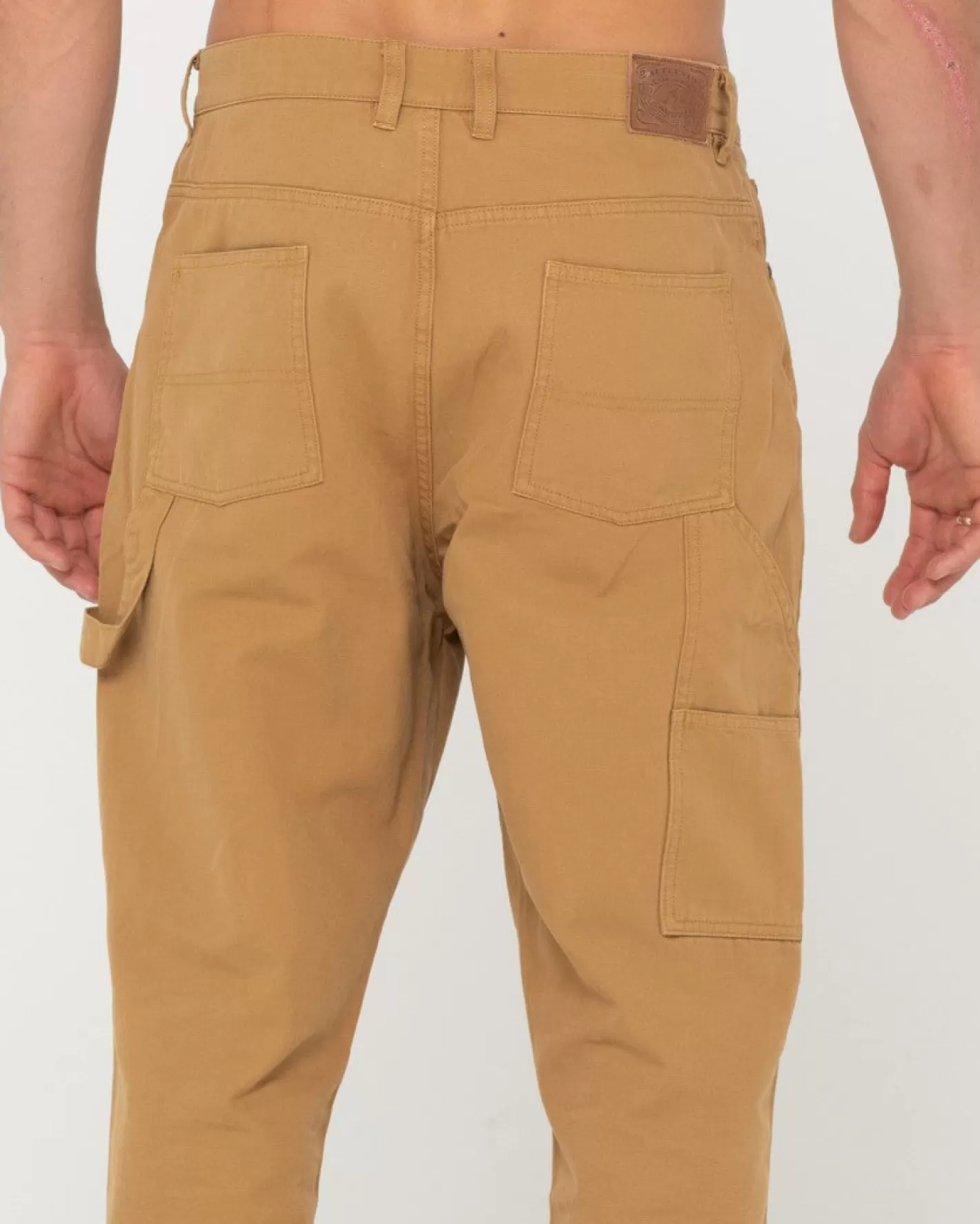 Hombre Rusty Pantalon Peto De Corte Recto Con 5 Bolsillos