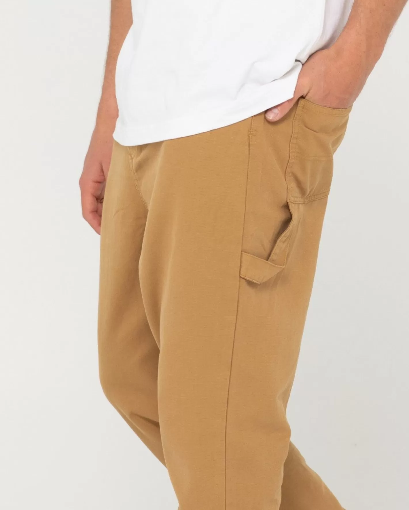Hombre Rusty Pantalon Peto De Corte Recto Con 5 Bolsillos