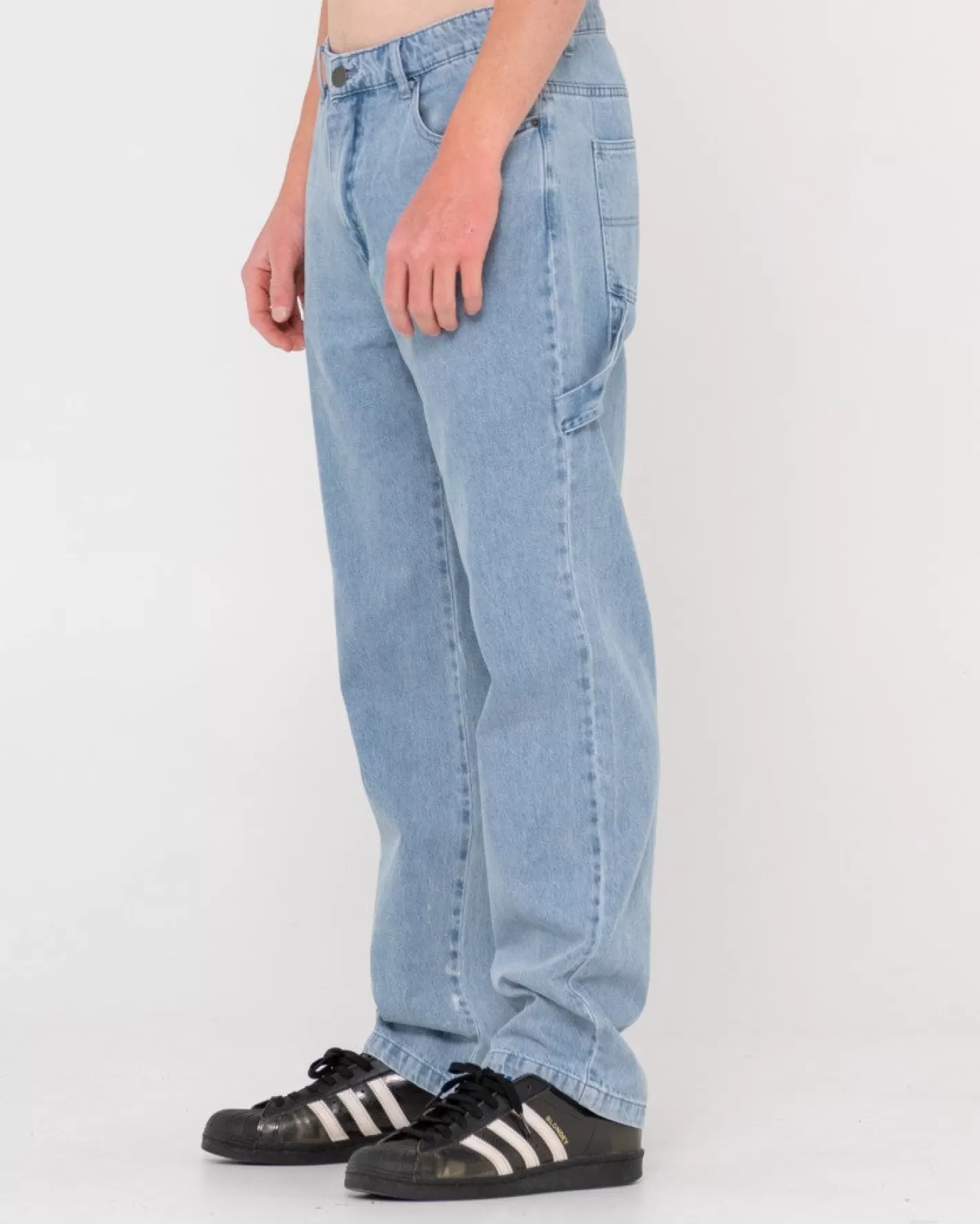 Hombre Rusty Pantalon Vaquero De Corte Recto Con Peto