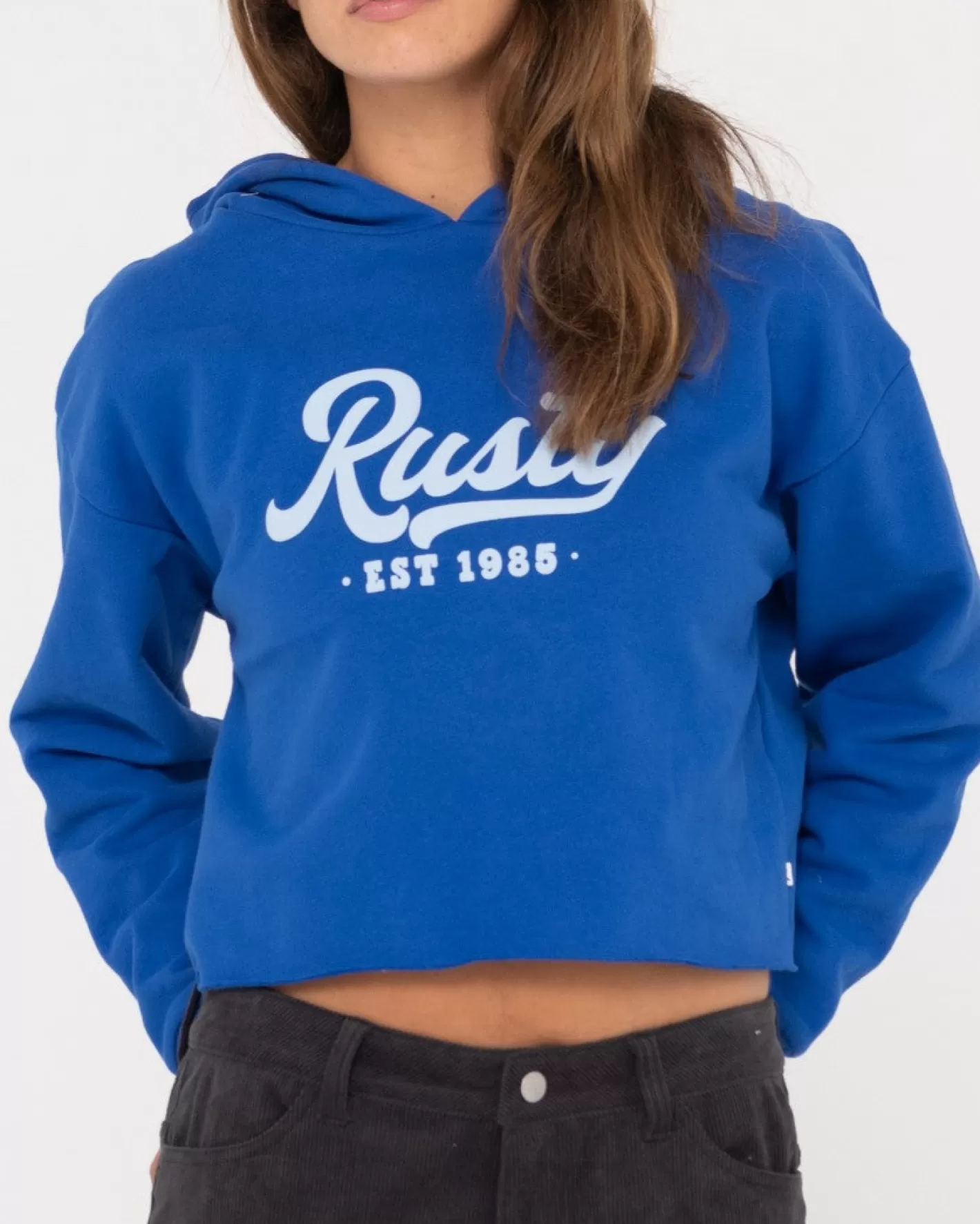 Mujer Rusty Polar Corto Con Grafico Old School