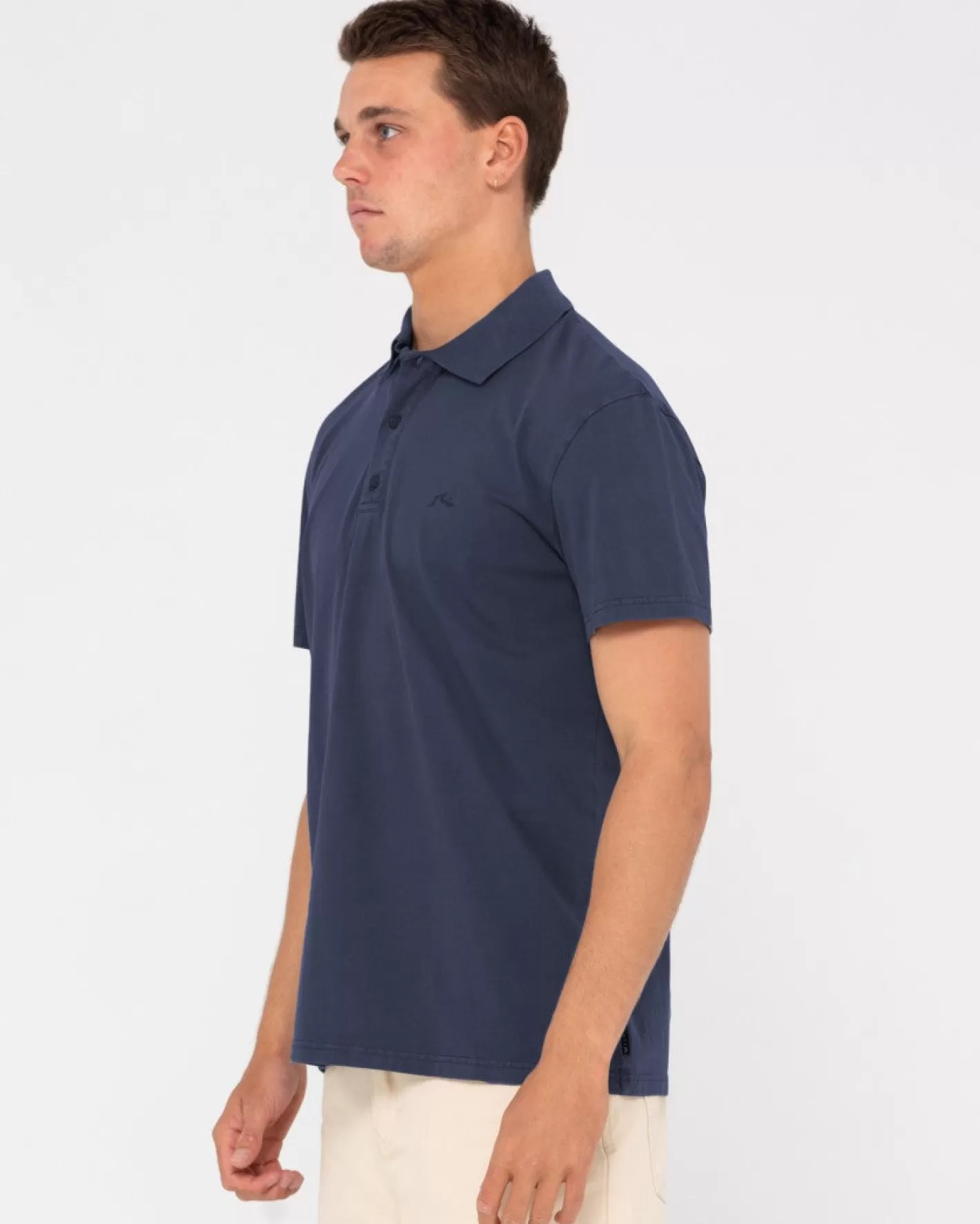 Hombre Rusty Polo De Manga Corta Con Lavado Comp