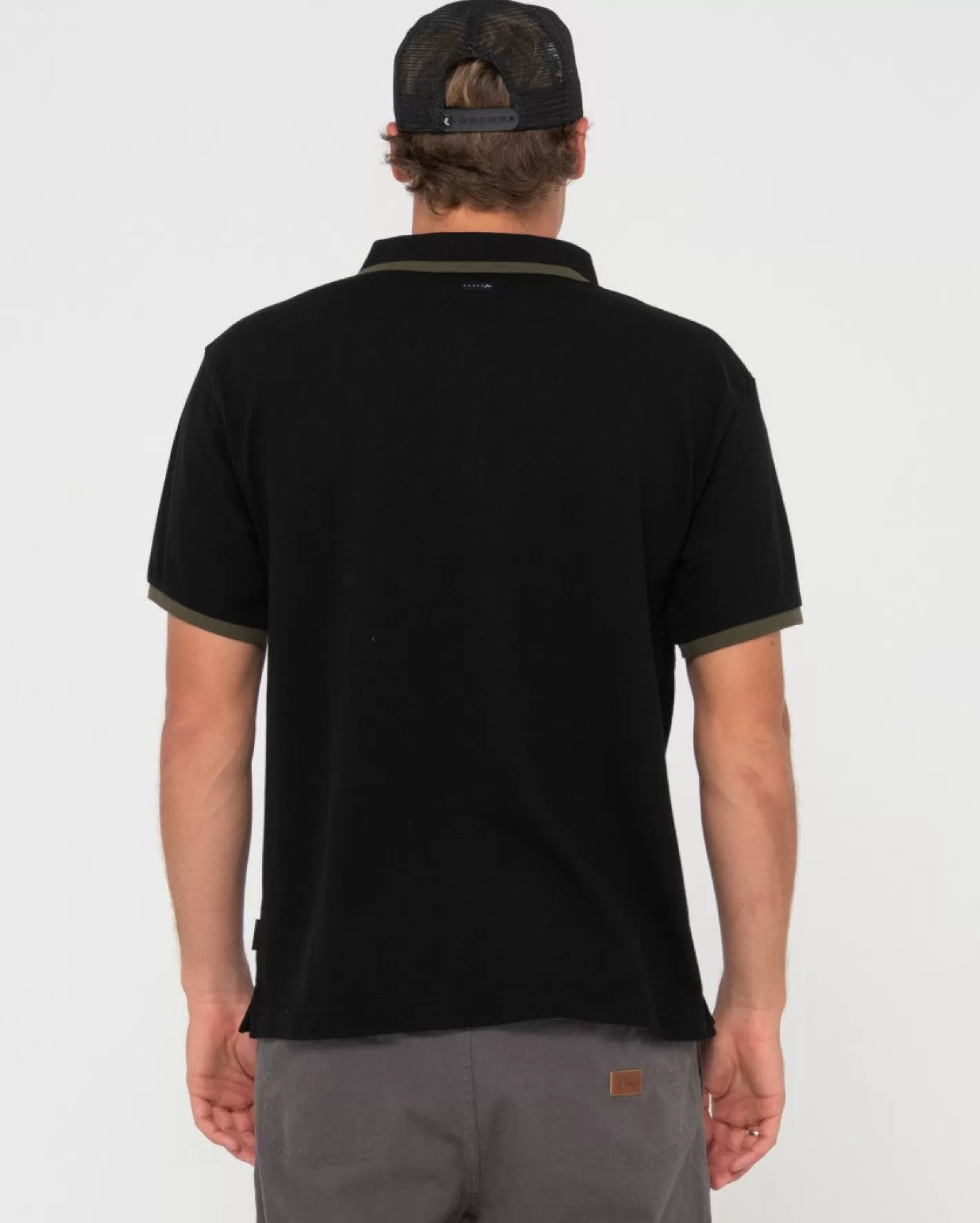 Hombre Rusty Polo De Manga Corta Con Punta Del Hoyo 19