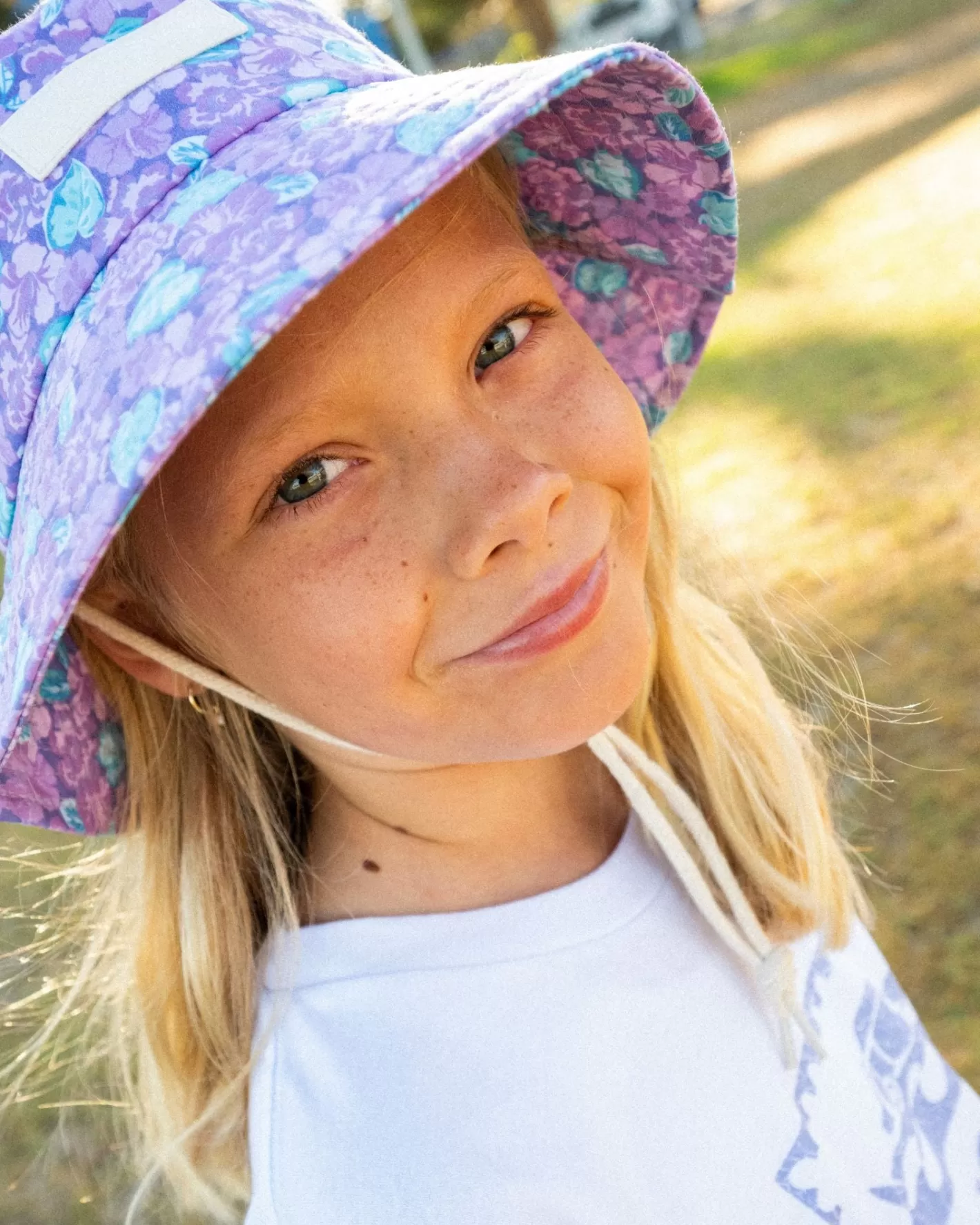 Niños Rusty Sombrero De Pescador Estampado Soleil Ninas