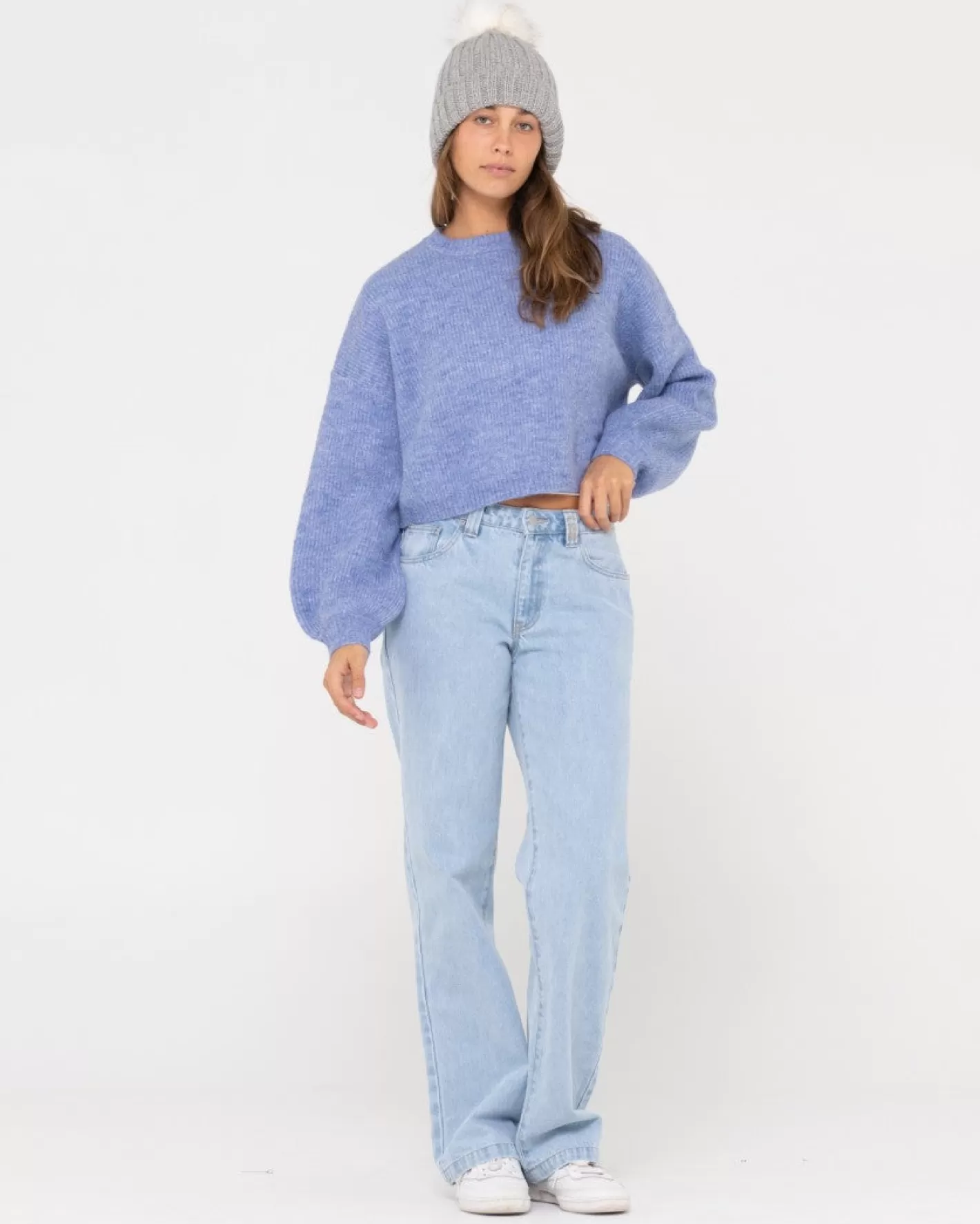 Mujer Rusty Sundae Con Cuello Redondo Y Corte Extragrande