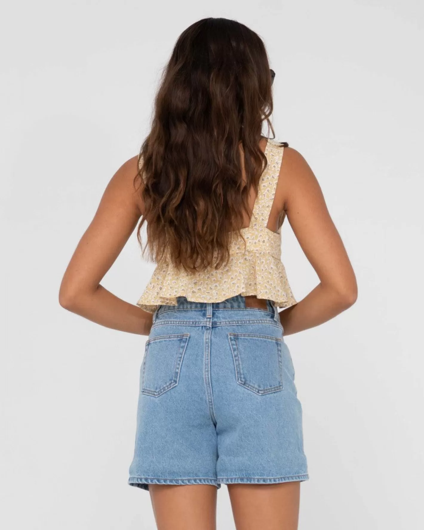 Mujer Rusty Top Corto Con Estampado Floral Magnolia