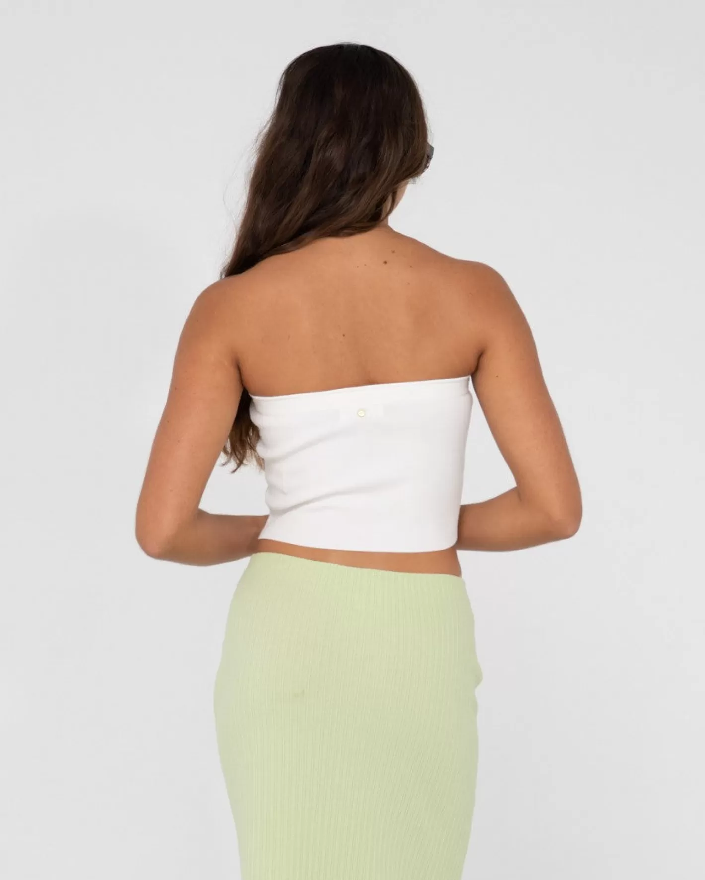 Mujer Rusty Top Corto De Punto Sin Tirantes Amelia