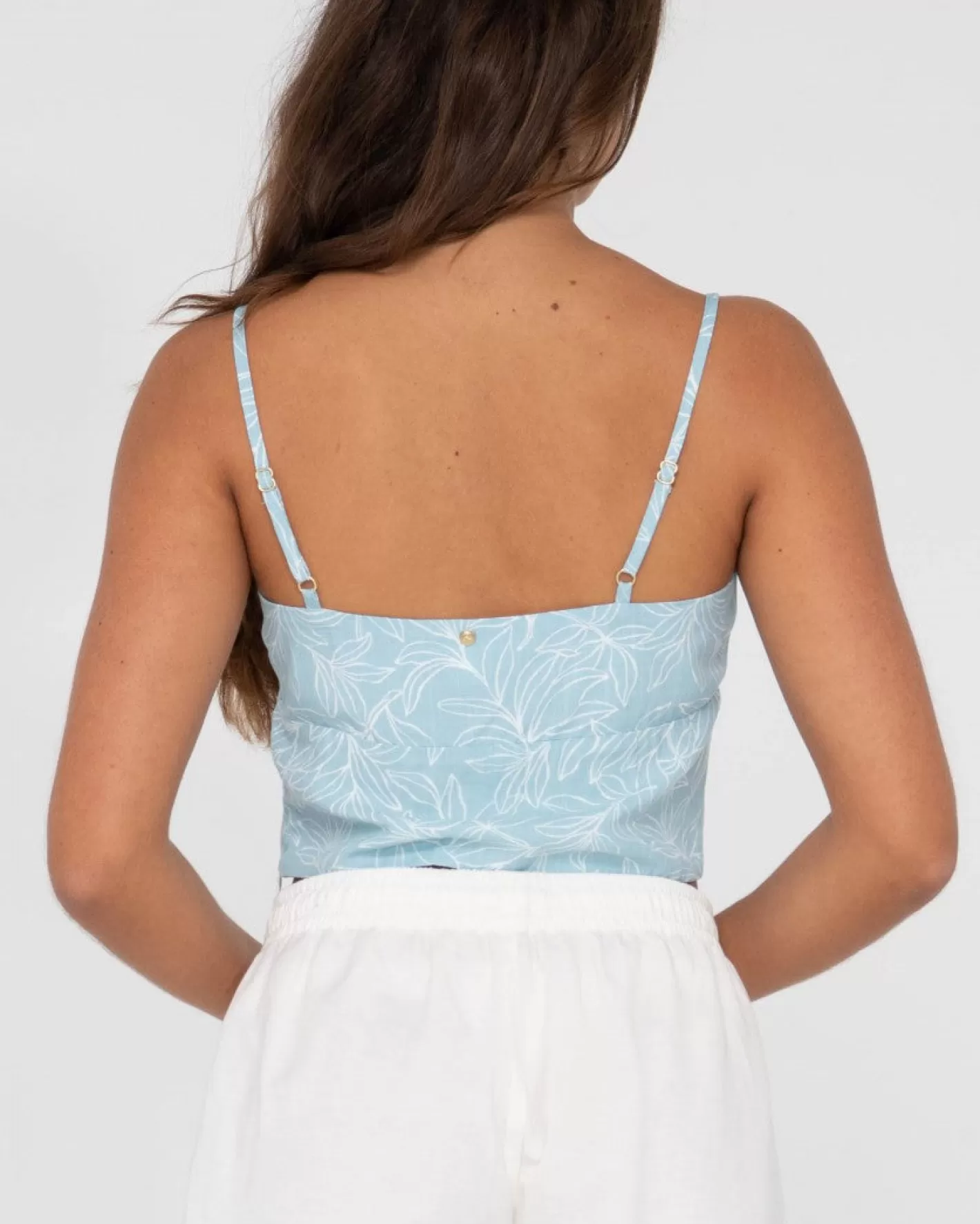Mujer Rusty Top Corto De Tirantes Con Estampado Maia