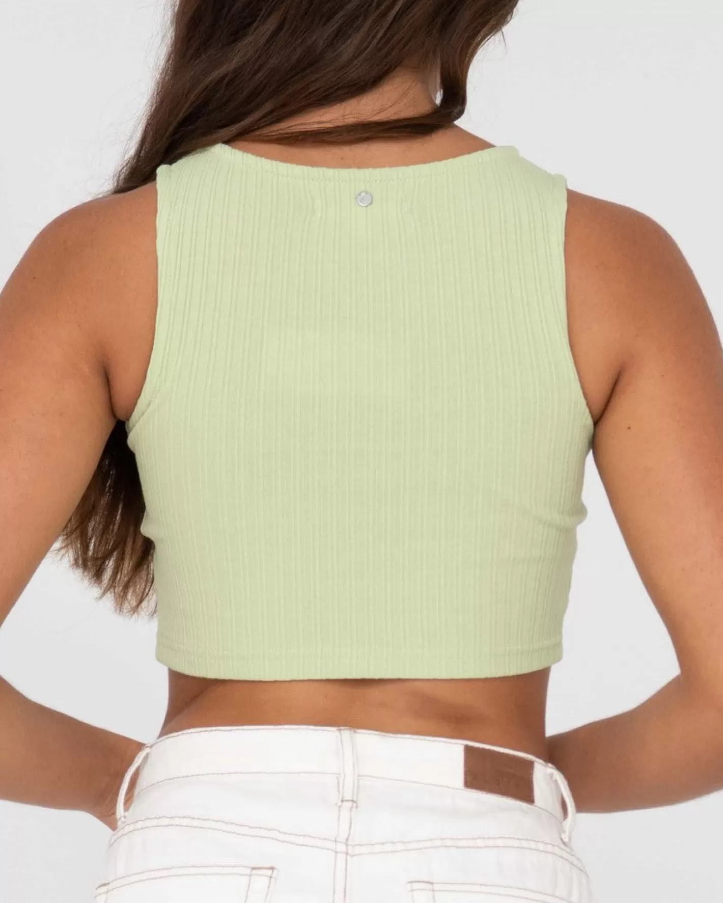 Mujer Rusty Top Corto Sin Mangas De Canale Scarlett
