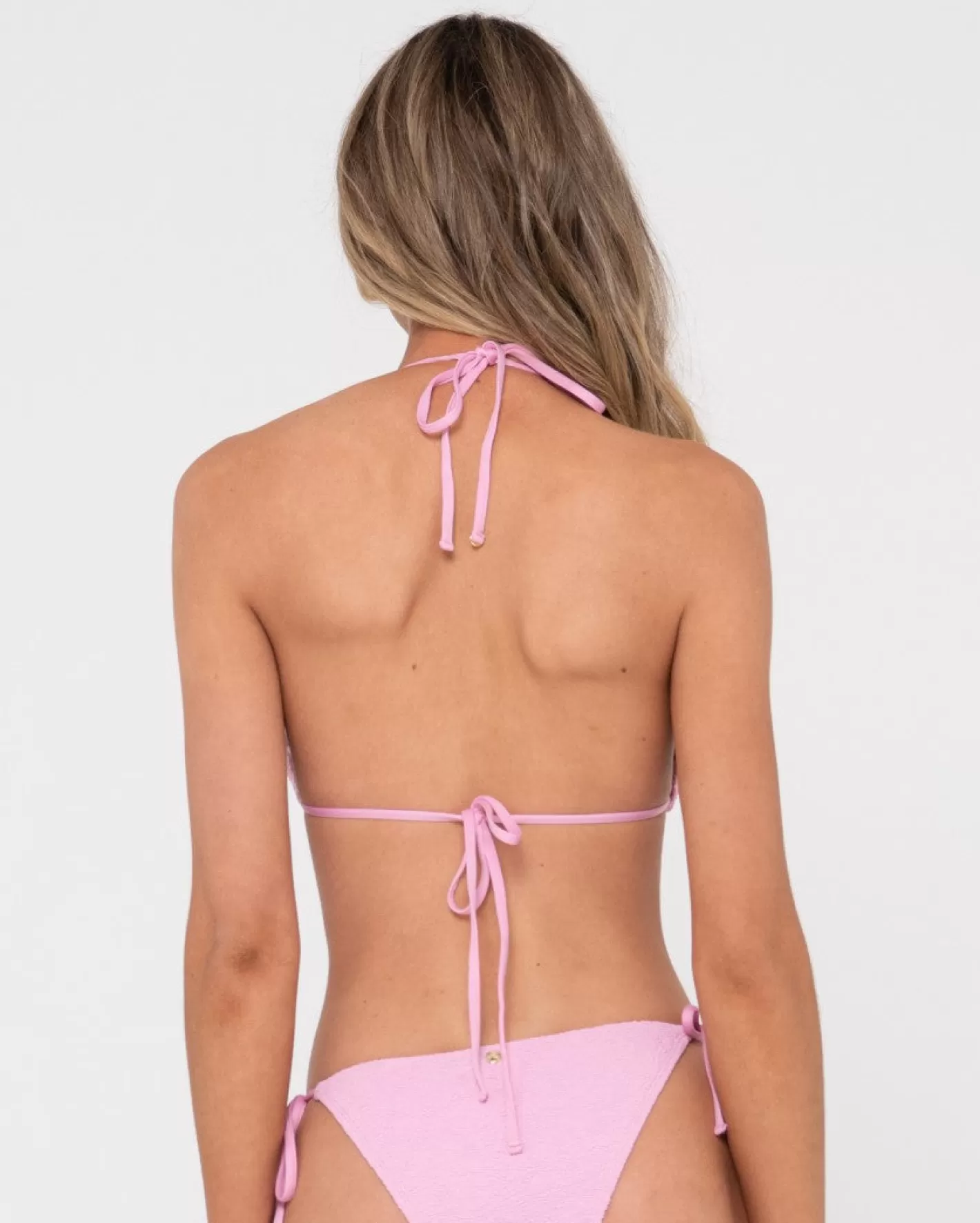 Mujer Rusty Top De Bikini Multiposicion Con Textura De Sandalo