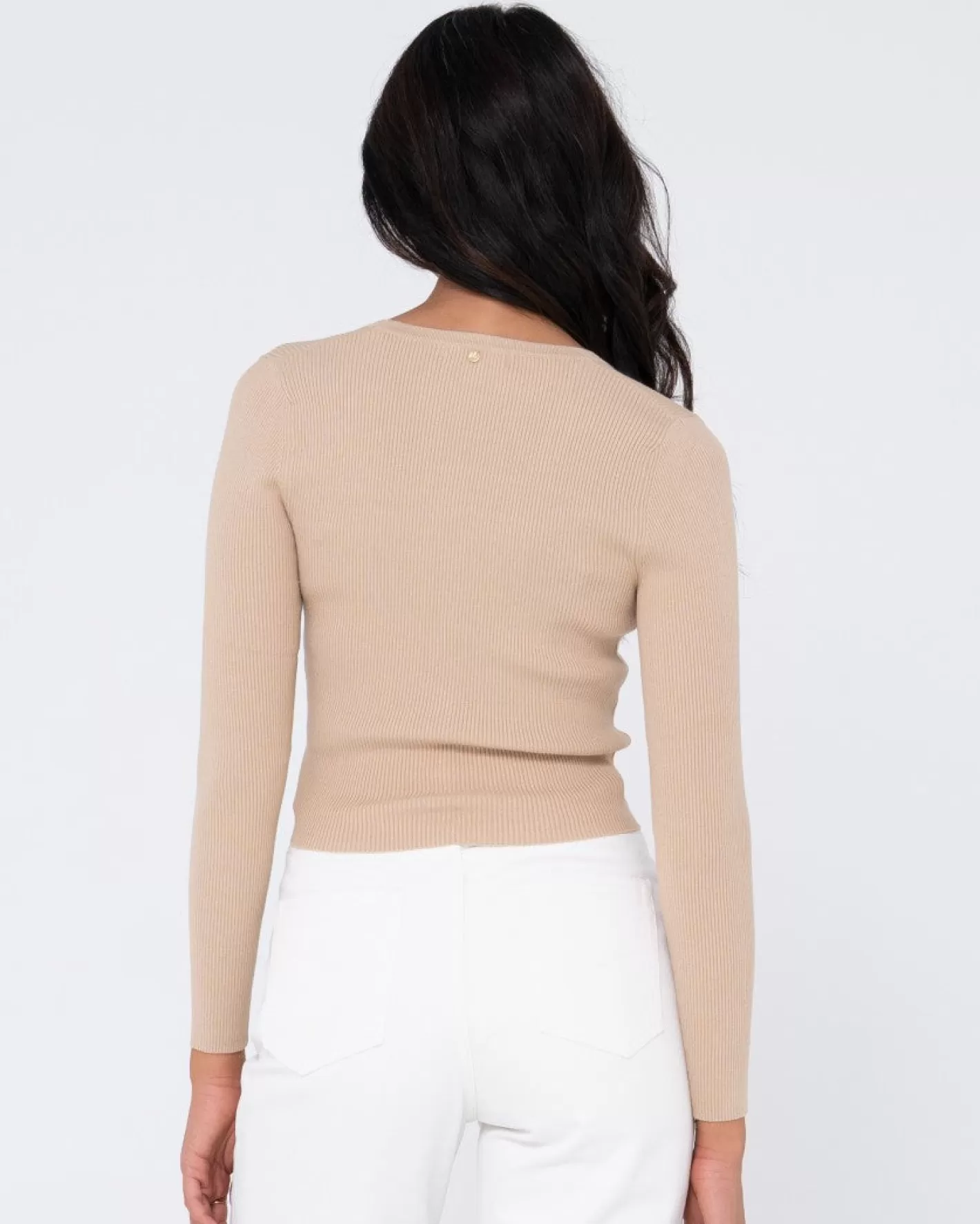 Mujer Rusty Top Tipo Cardigan De Manga Larga Avalon
