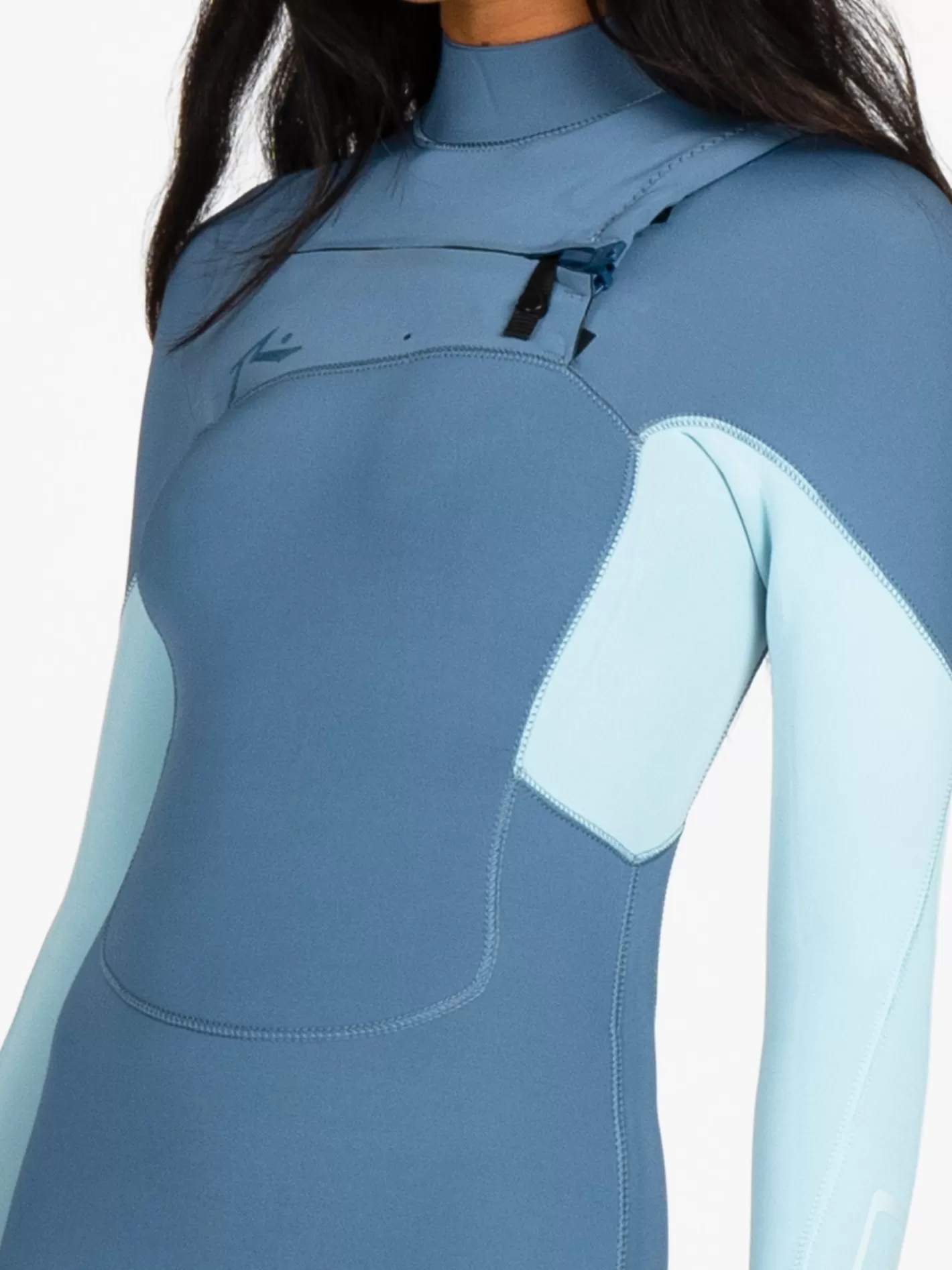 Mujer Rusty Traje De Neopreno Steamer De Manga Larga Con Cremallera En El Pecho 3/2 Ecoprene Serie A