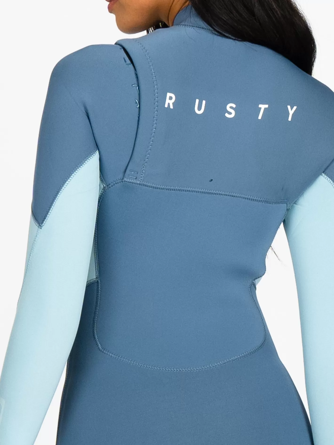 Mujer Rusty Traje De Neopreno Steamer De Manga Larga Con Cremallera En El Pecho 3/2 Ecoprene Serie A
