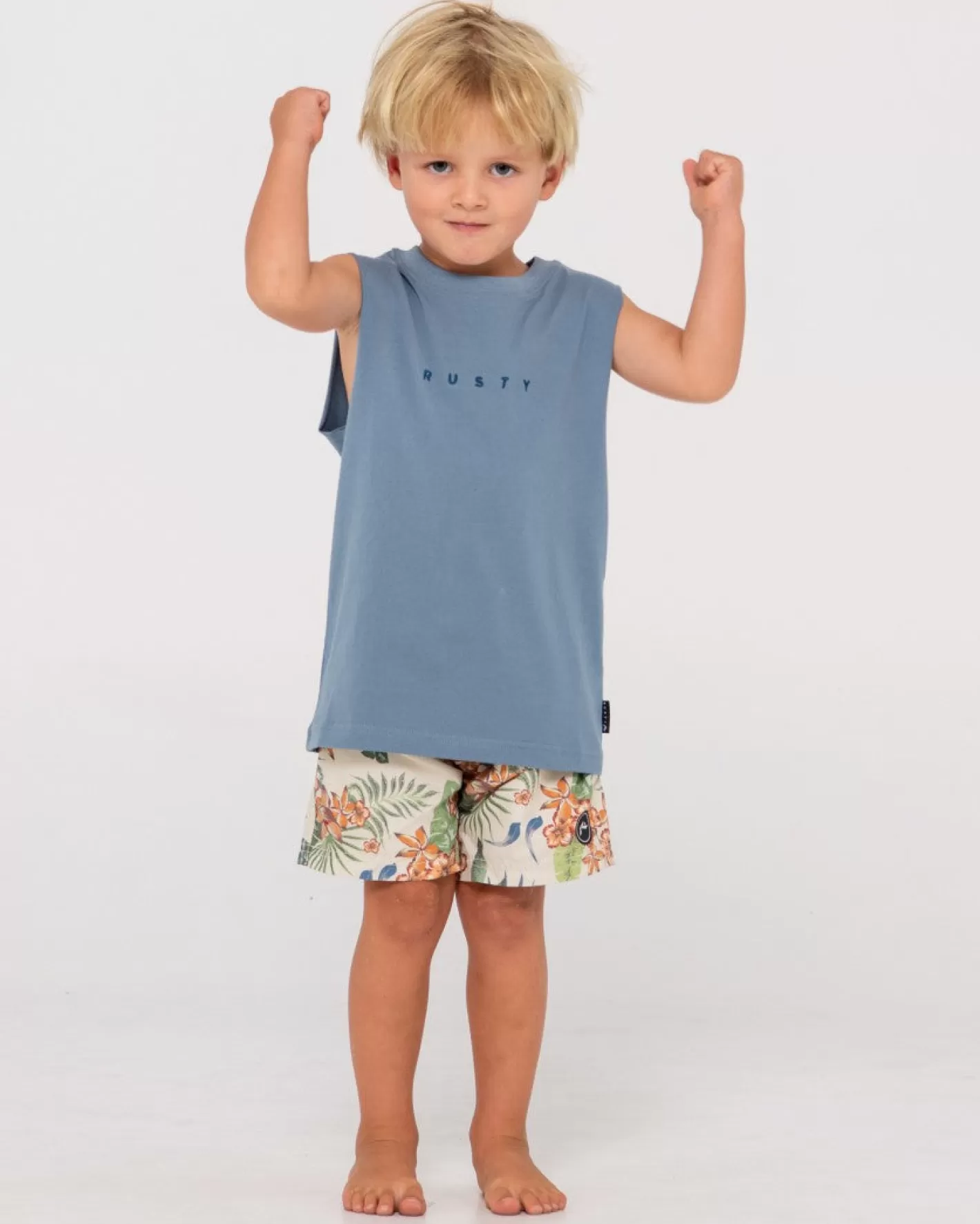 Niños Rusty Venta De Banadores Cortos Estampados The Dream