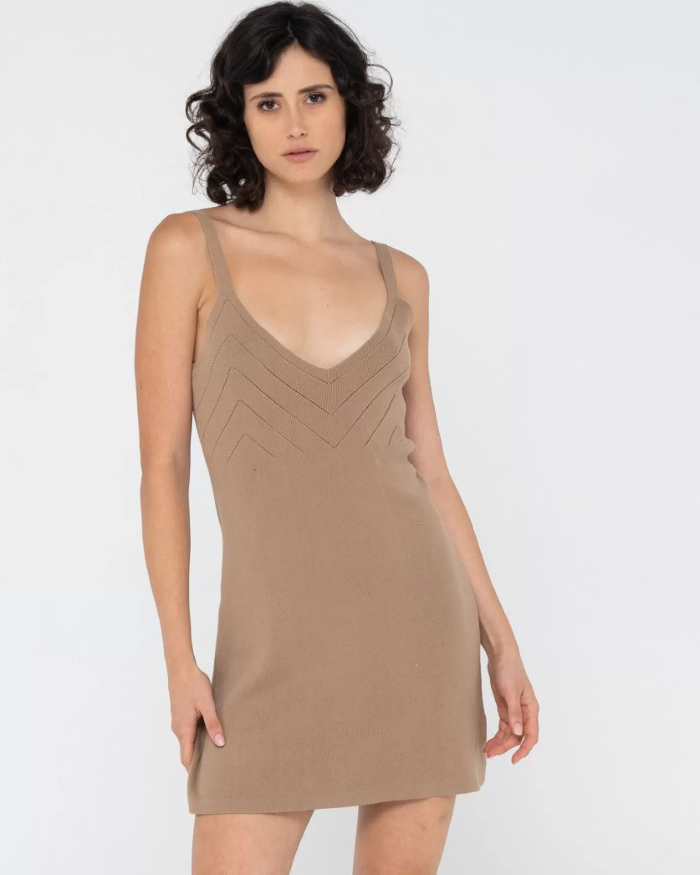 Mujer Rusty Vestido De Punto Aubrey